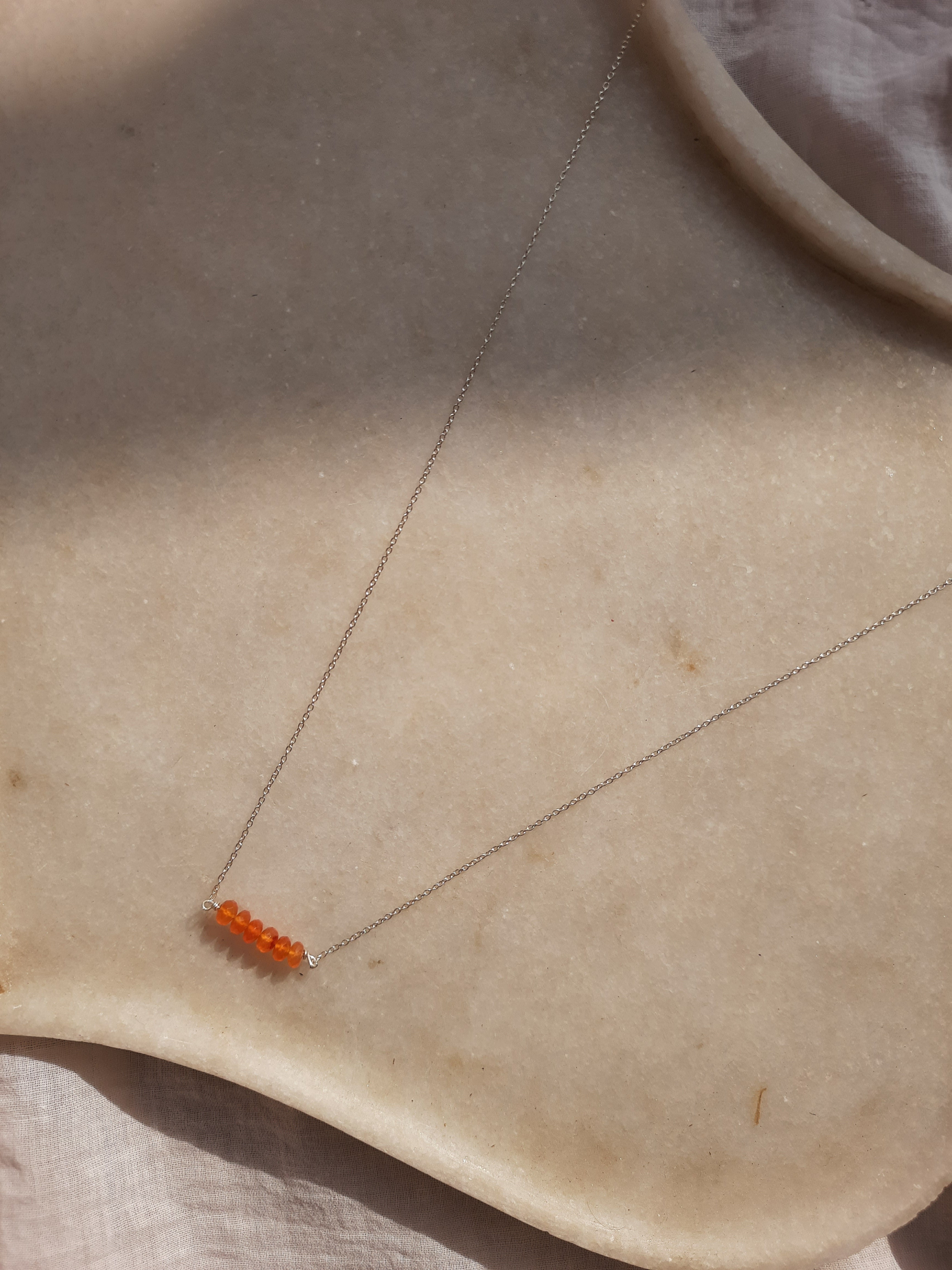 kapara - Carnelian Baati Bar Pendant