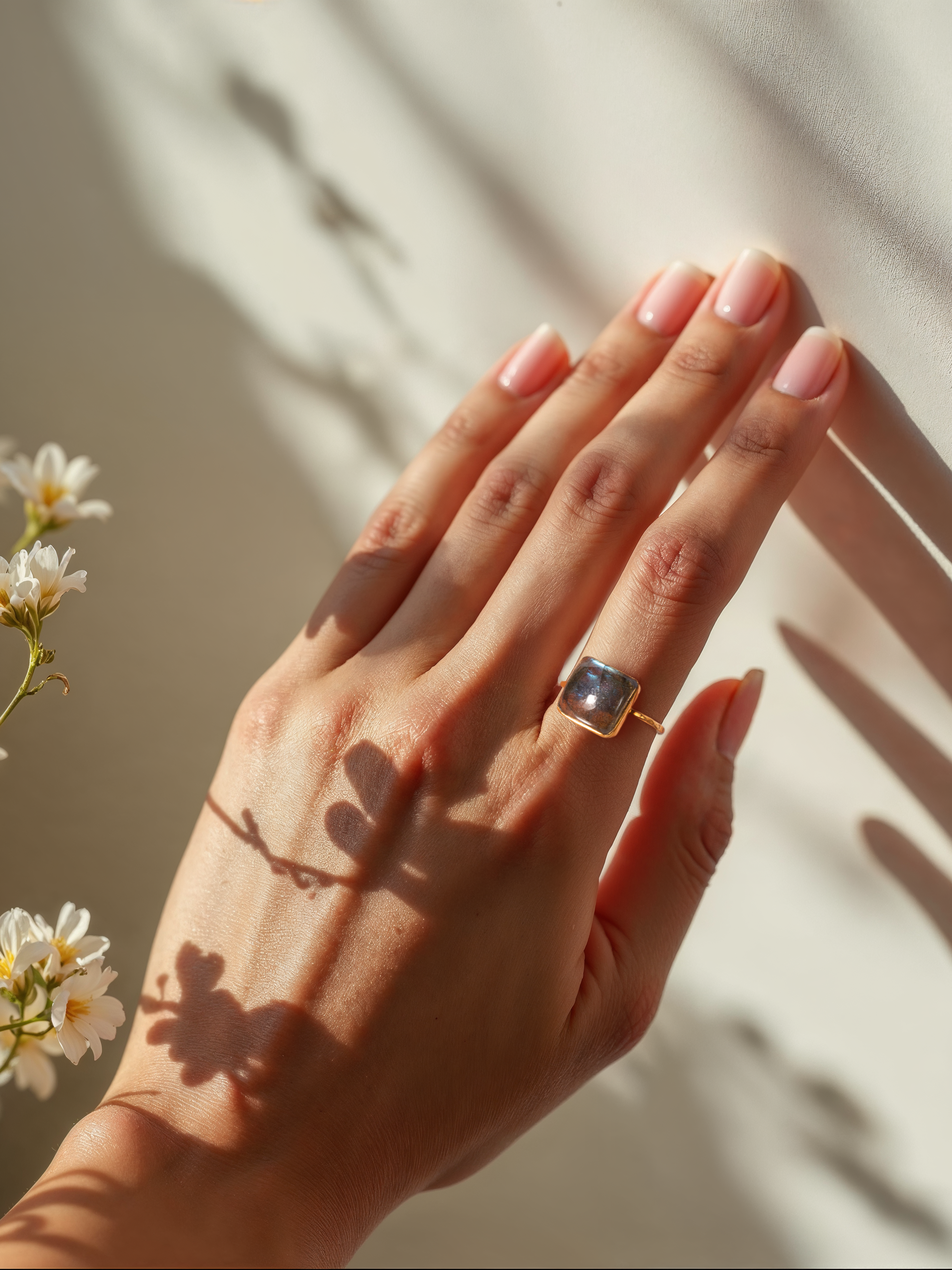 vasa - Labradorite Helix Ring