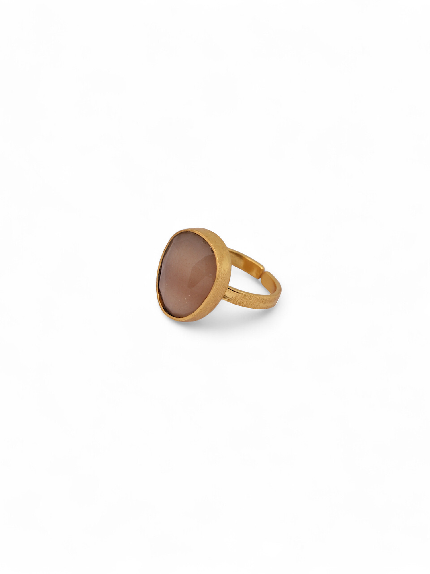 soul - Peach Moonstone Ring