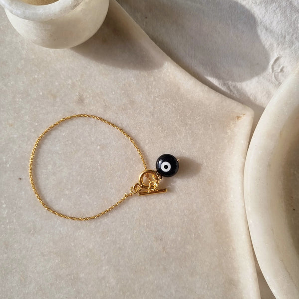 Candrin Tripple Evil Eye Bracelet – Candrin Jewellery