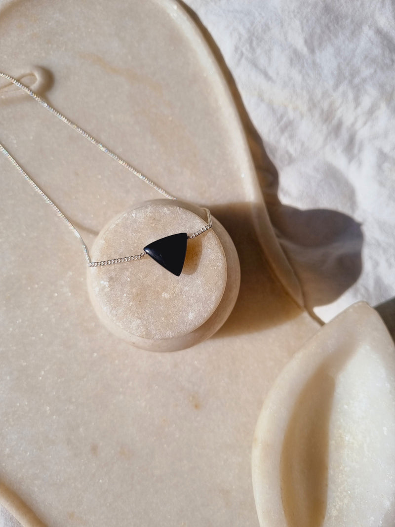 anya - Black Onyx Men's Tikona Pendant