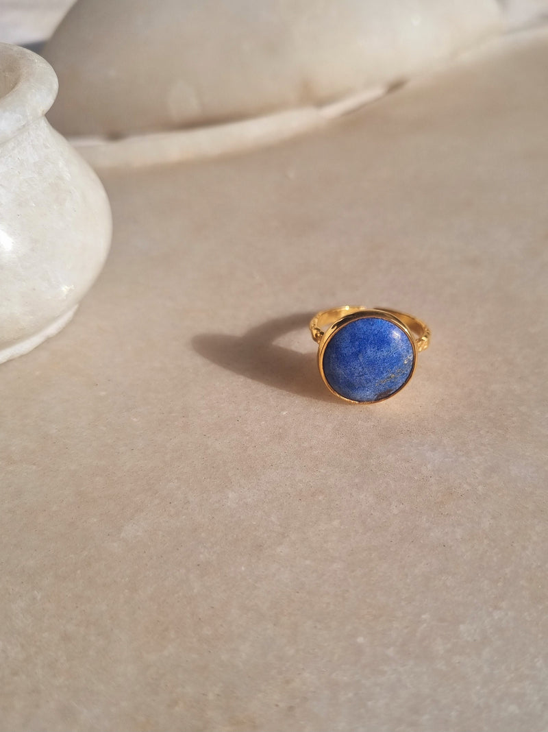 surya - Lapis Lazuli Sun Ring