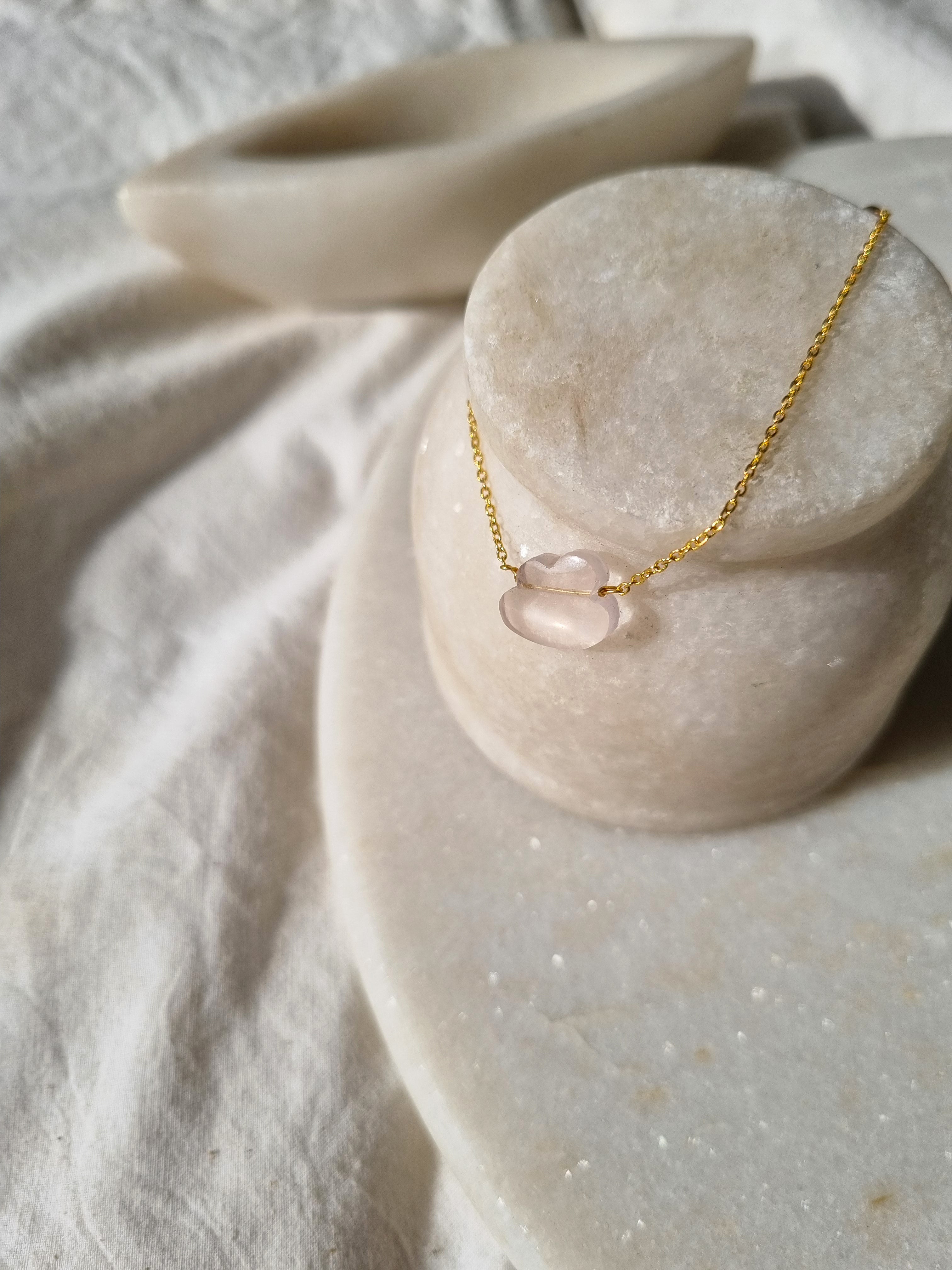 amegh - Rose quartz Cloud Bracelet