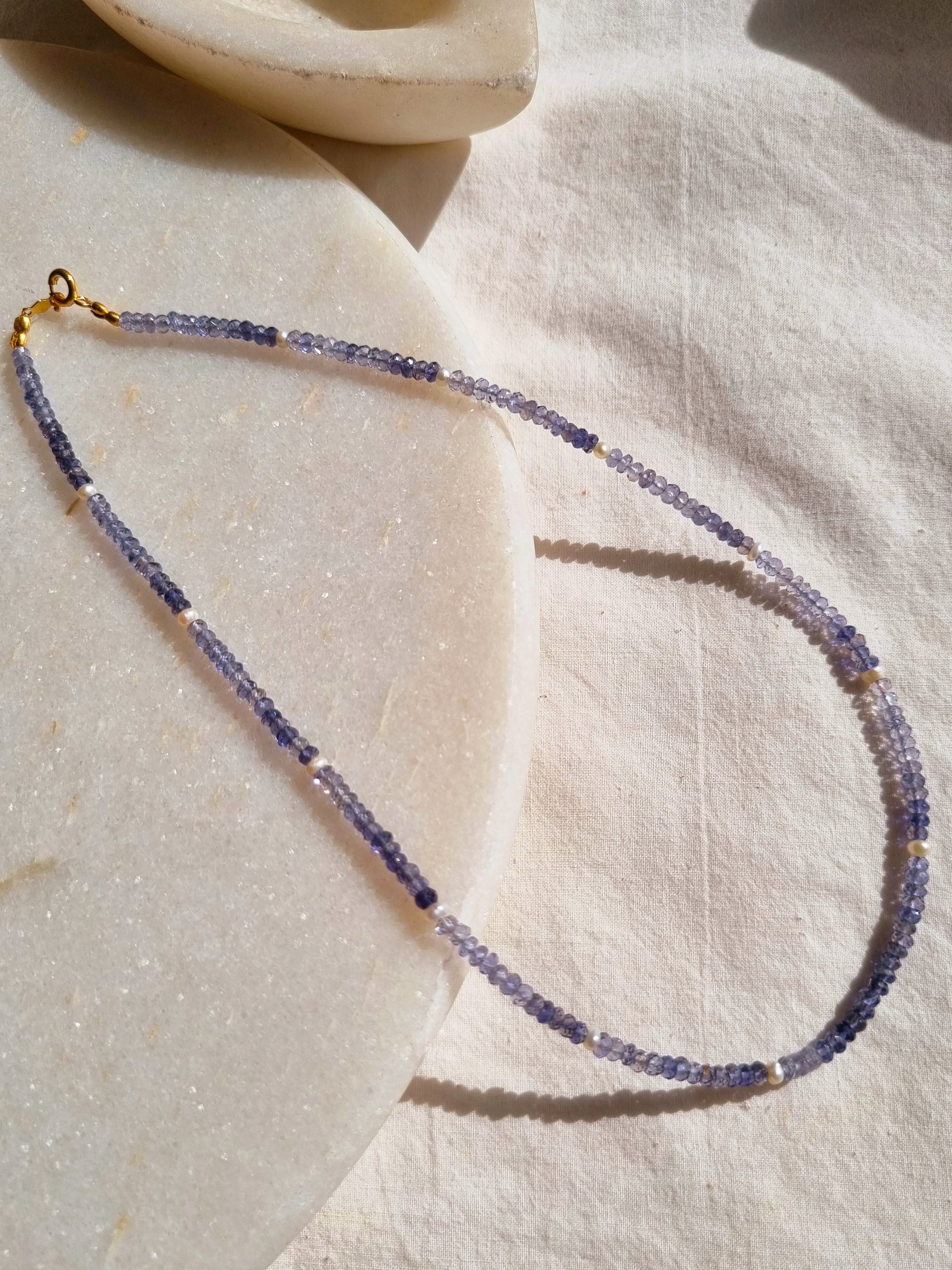 uars - Iolite Pearl Boho Strand