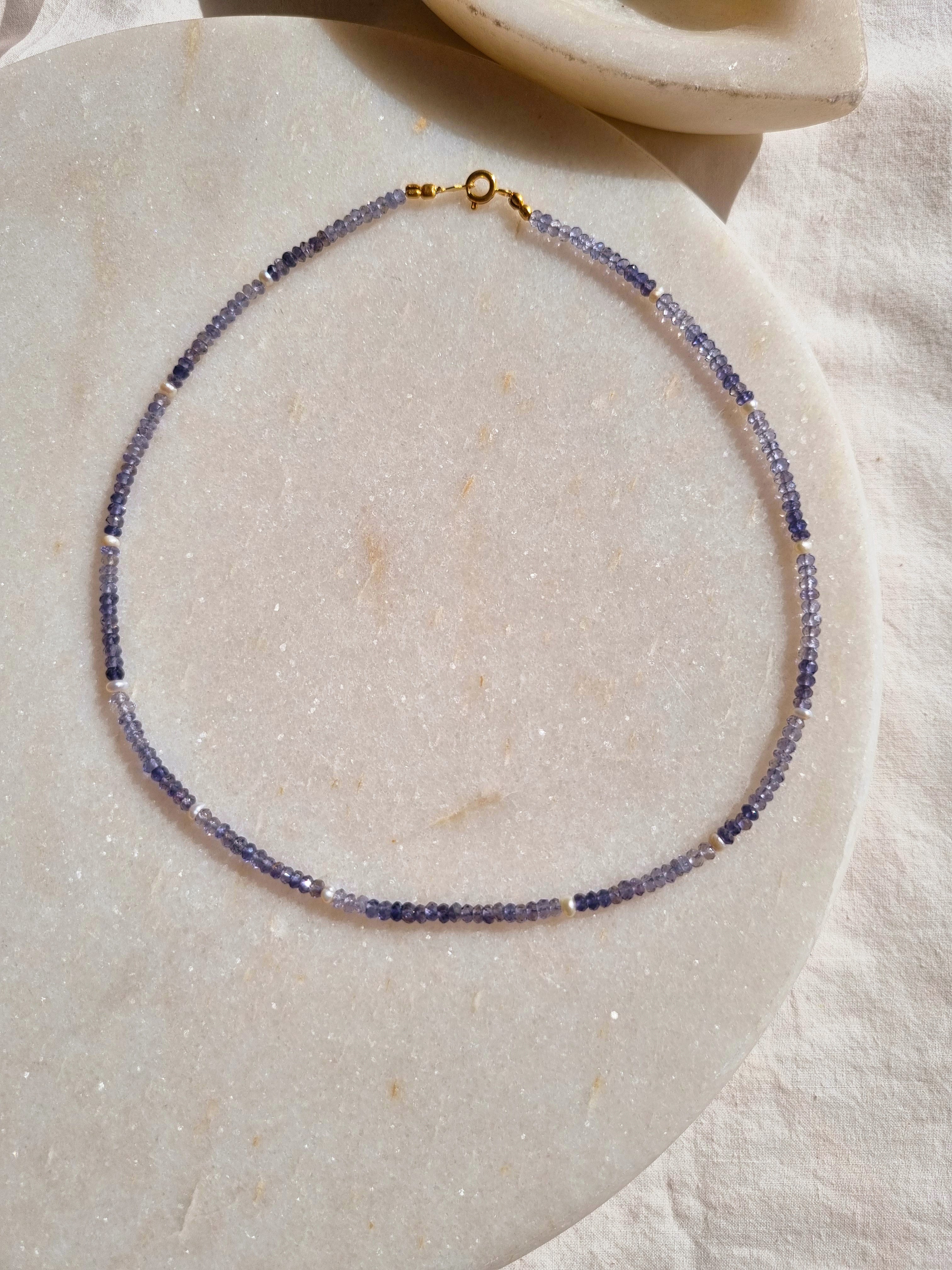 uars - Iolite Pearl Boho Strand