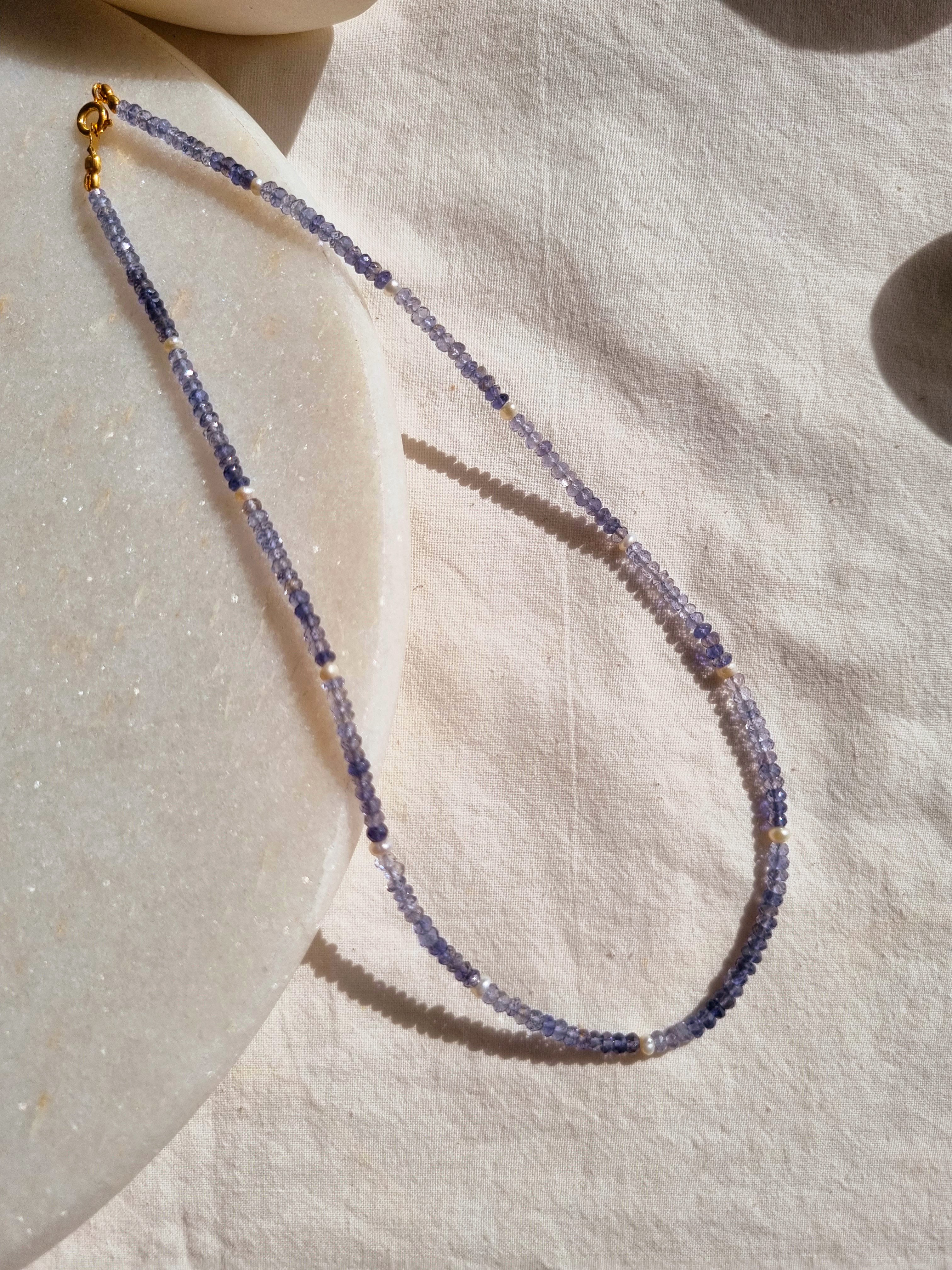 uars - Iolite Pearl Boho Strand