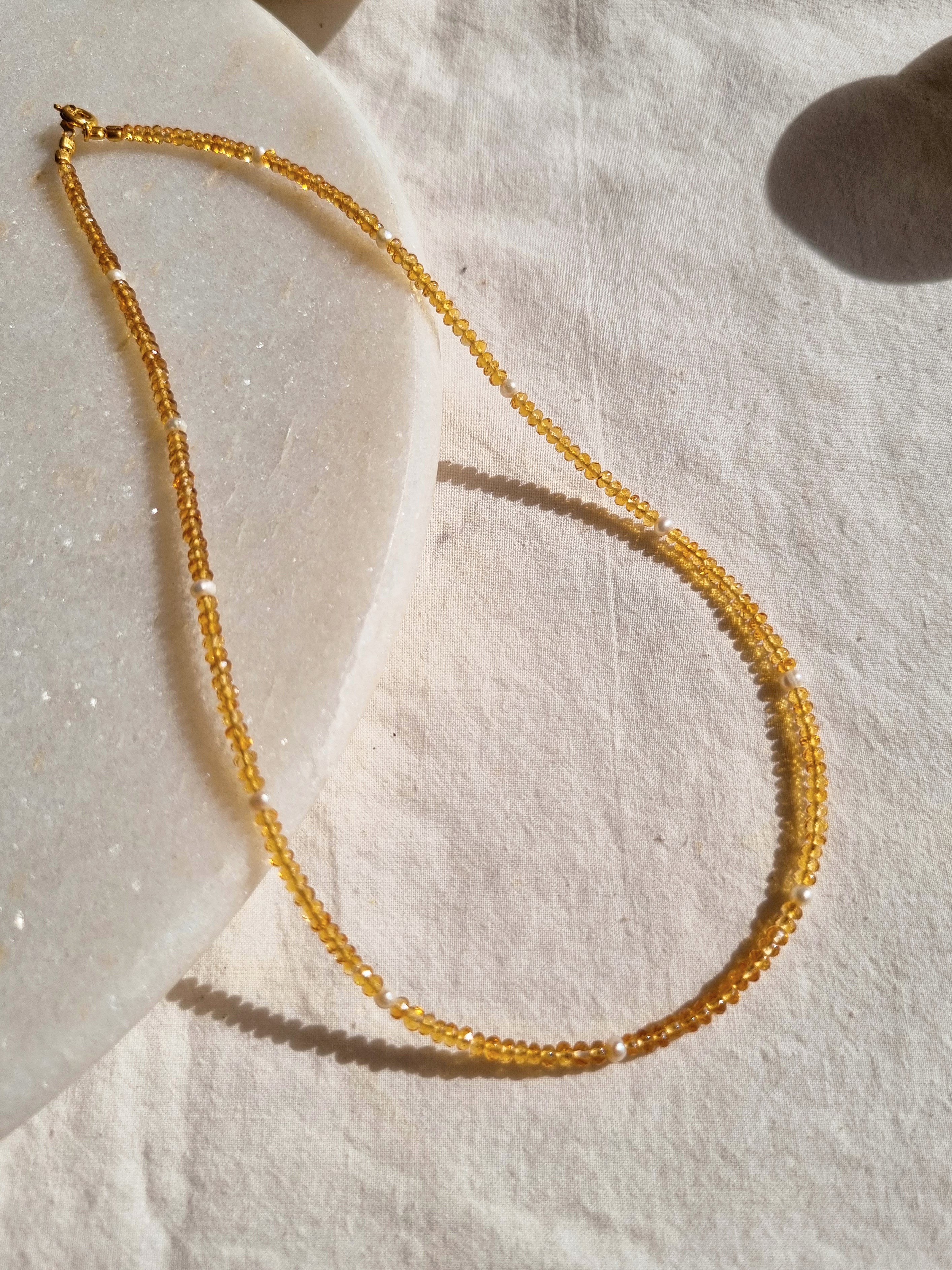 uars - Citrine Pearl Baati Strand