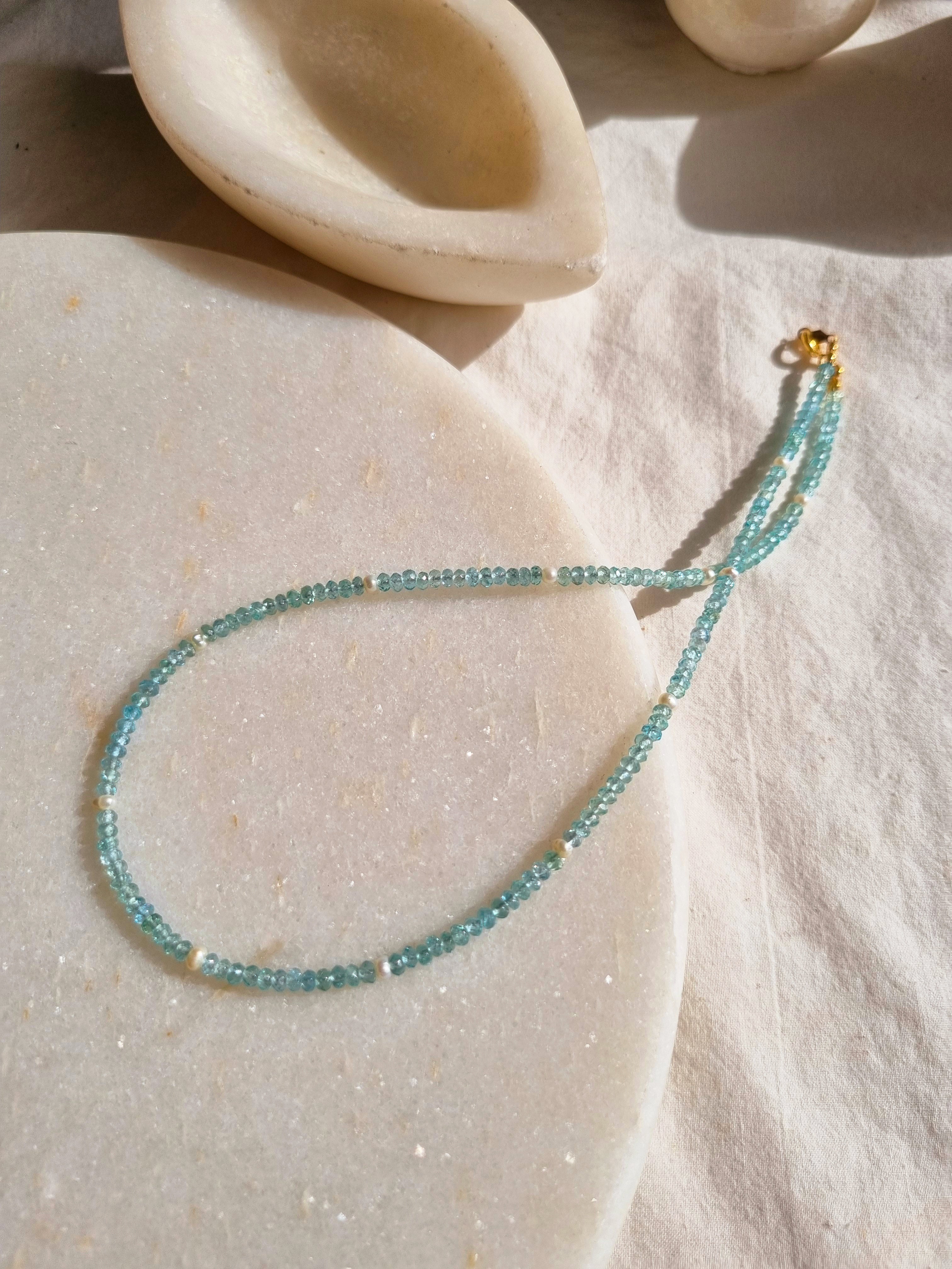 uars - Apatite Pearl Boho Strand