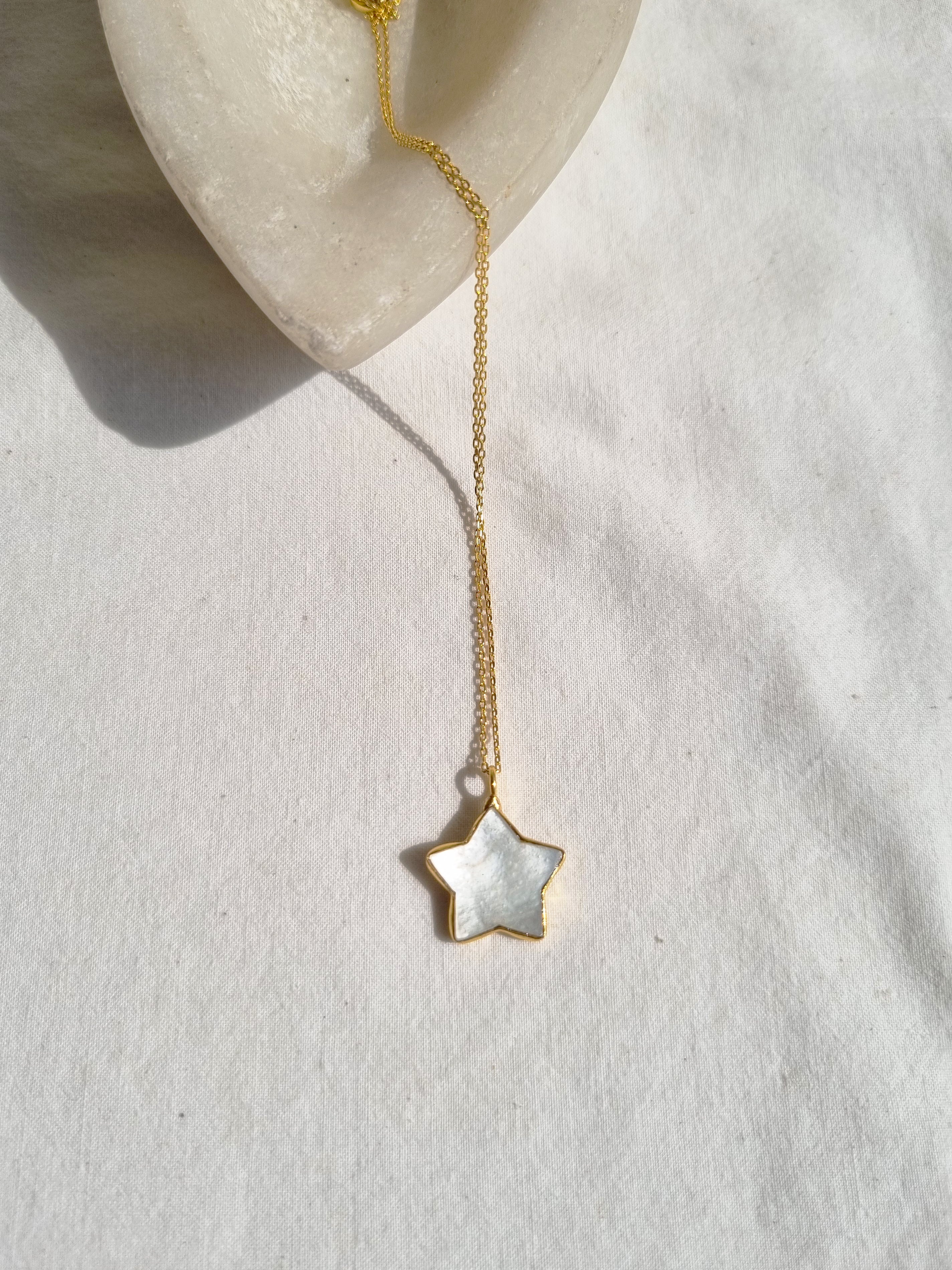 revati- Mother of Pearl Star Pendant