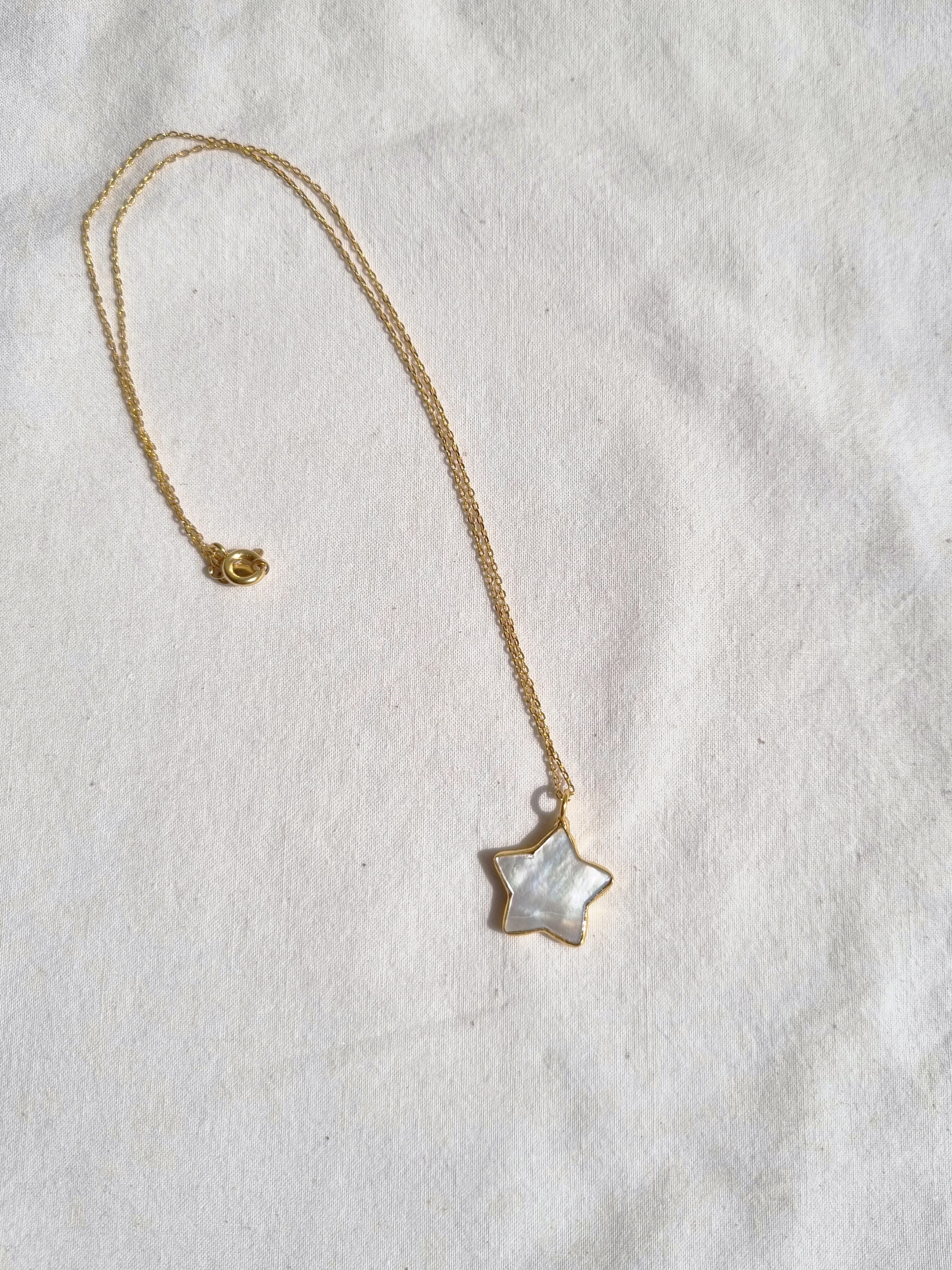 revati- Mother of Pearl Star Pendant