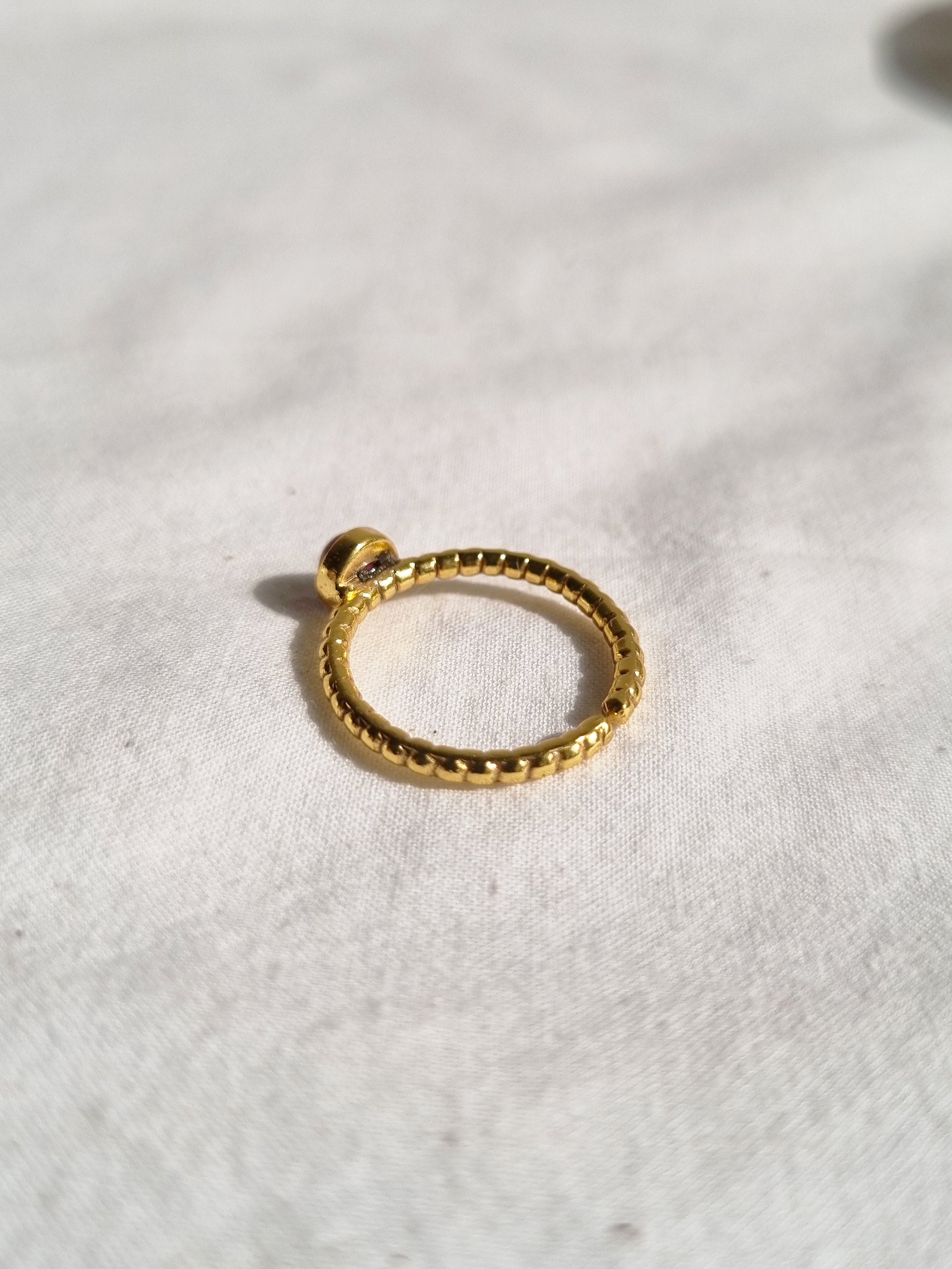 sukra - Ruby Venus Ring
