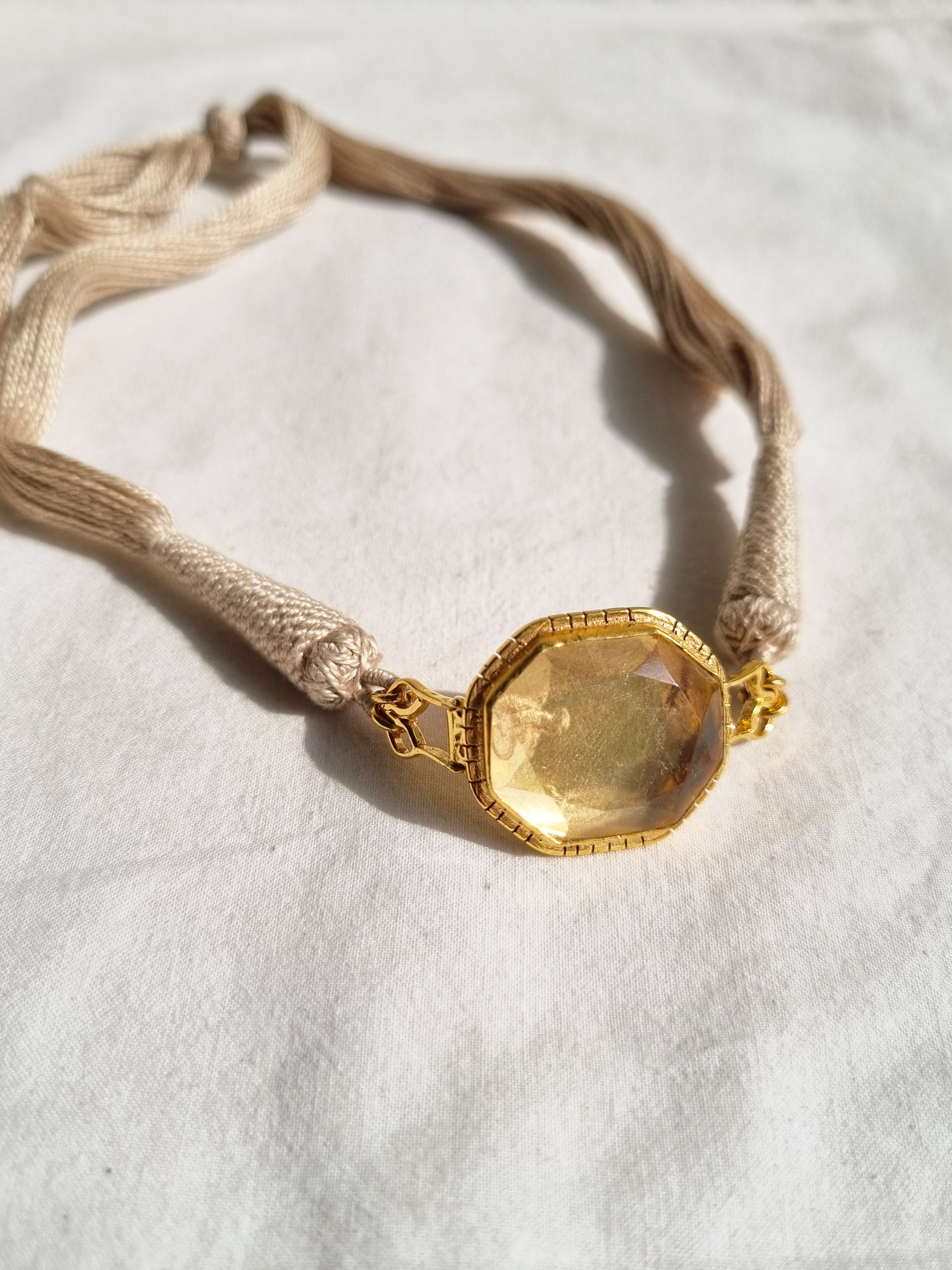 reva - Jasmine's Clear Quartz Choker