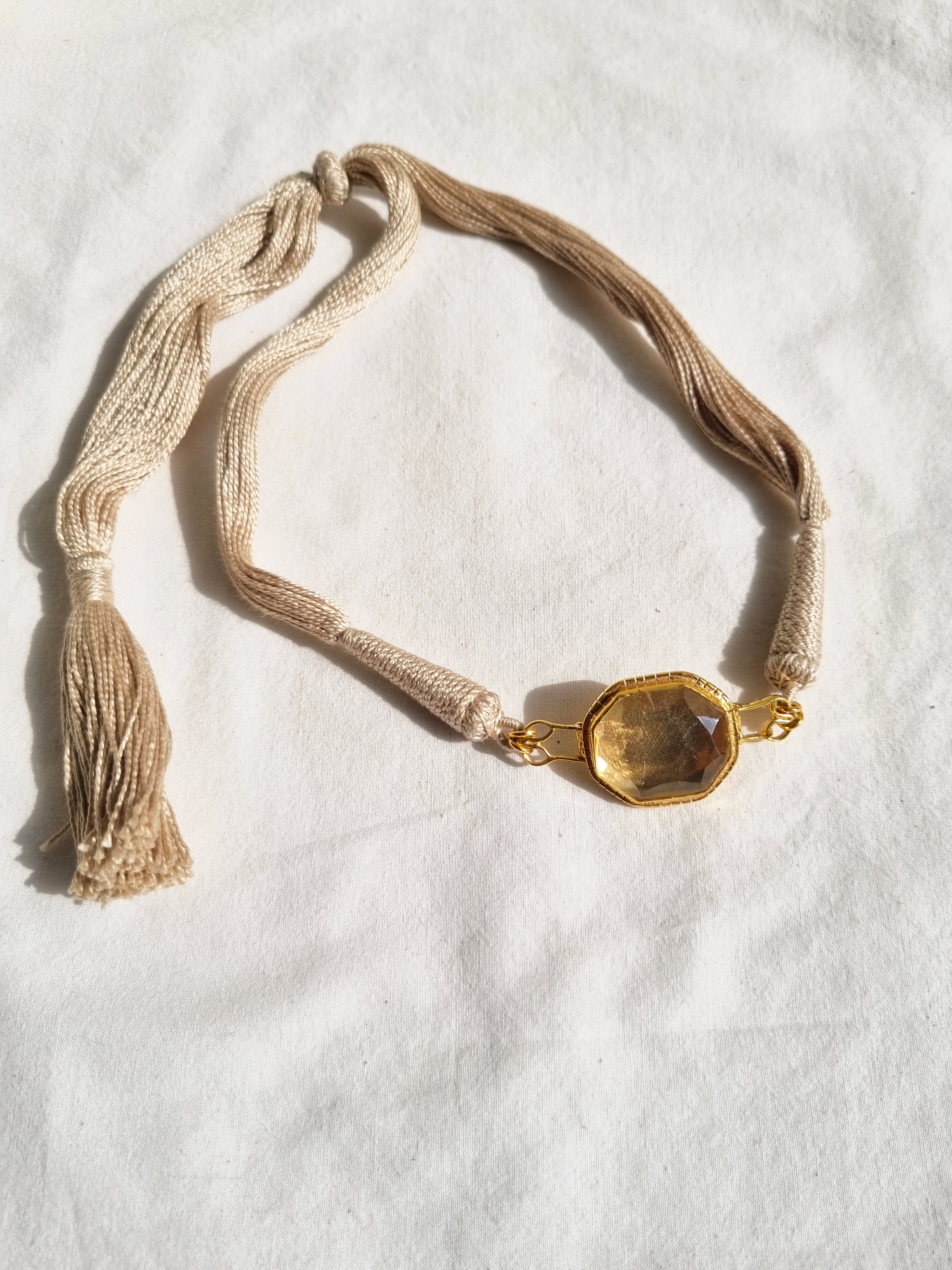 reva - Jasmine's Clear Quartz Choker