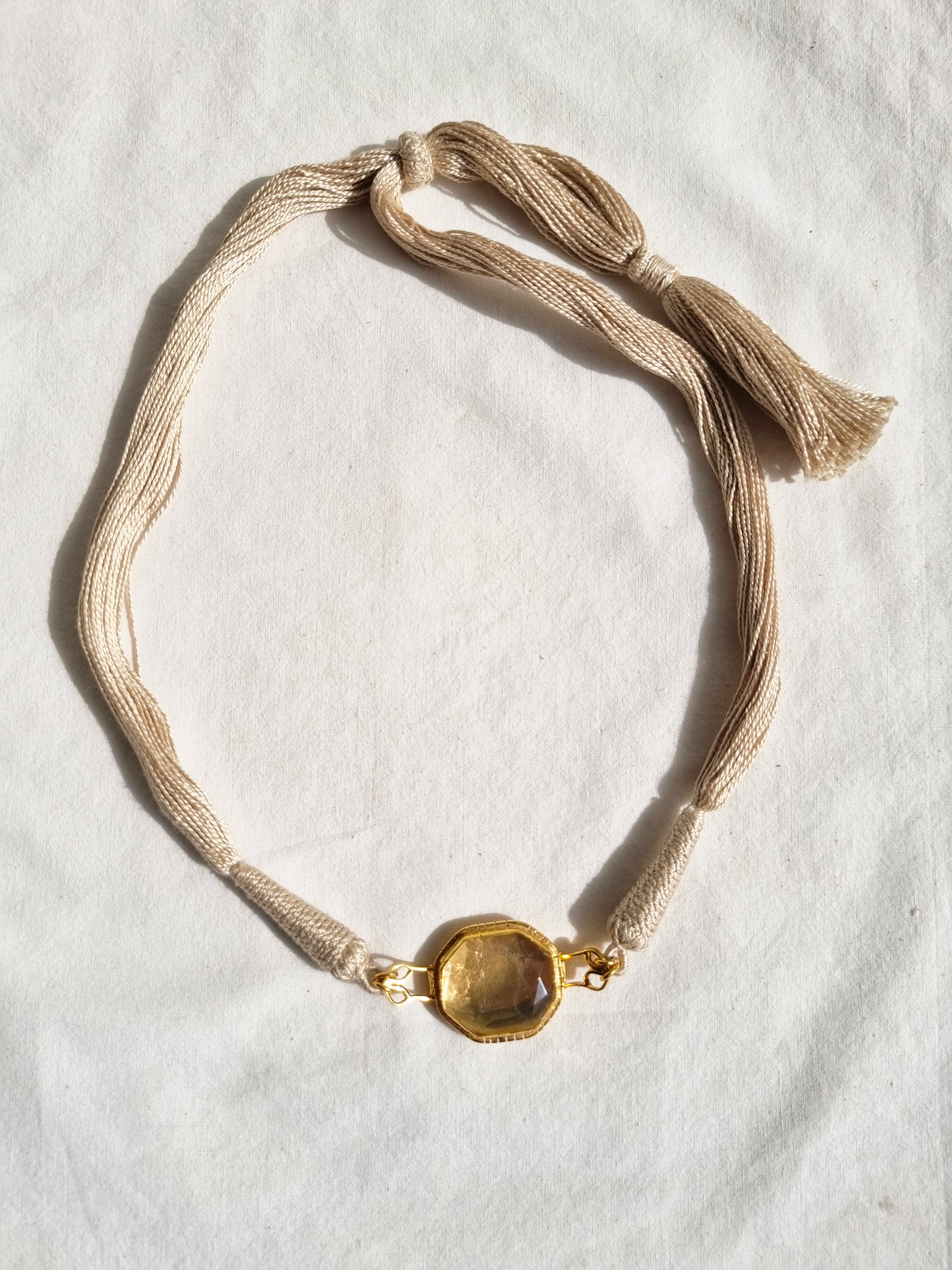 reva - Jasmine's Clear Quartz Choker
