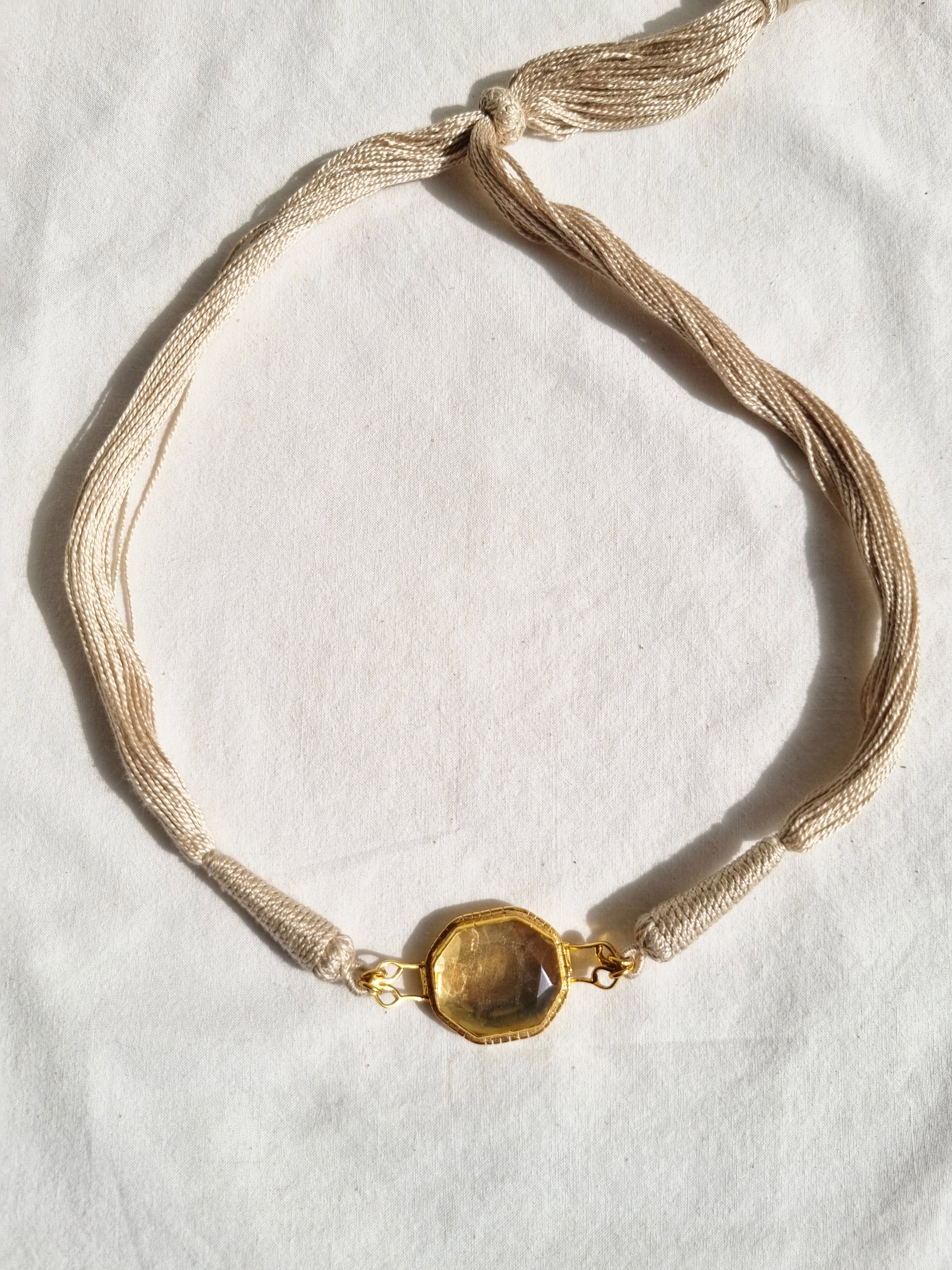 reva - Jasmine's Clear Quartz Choker