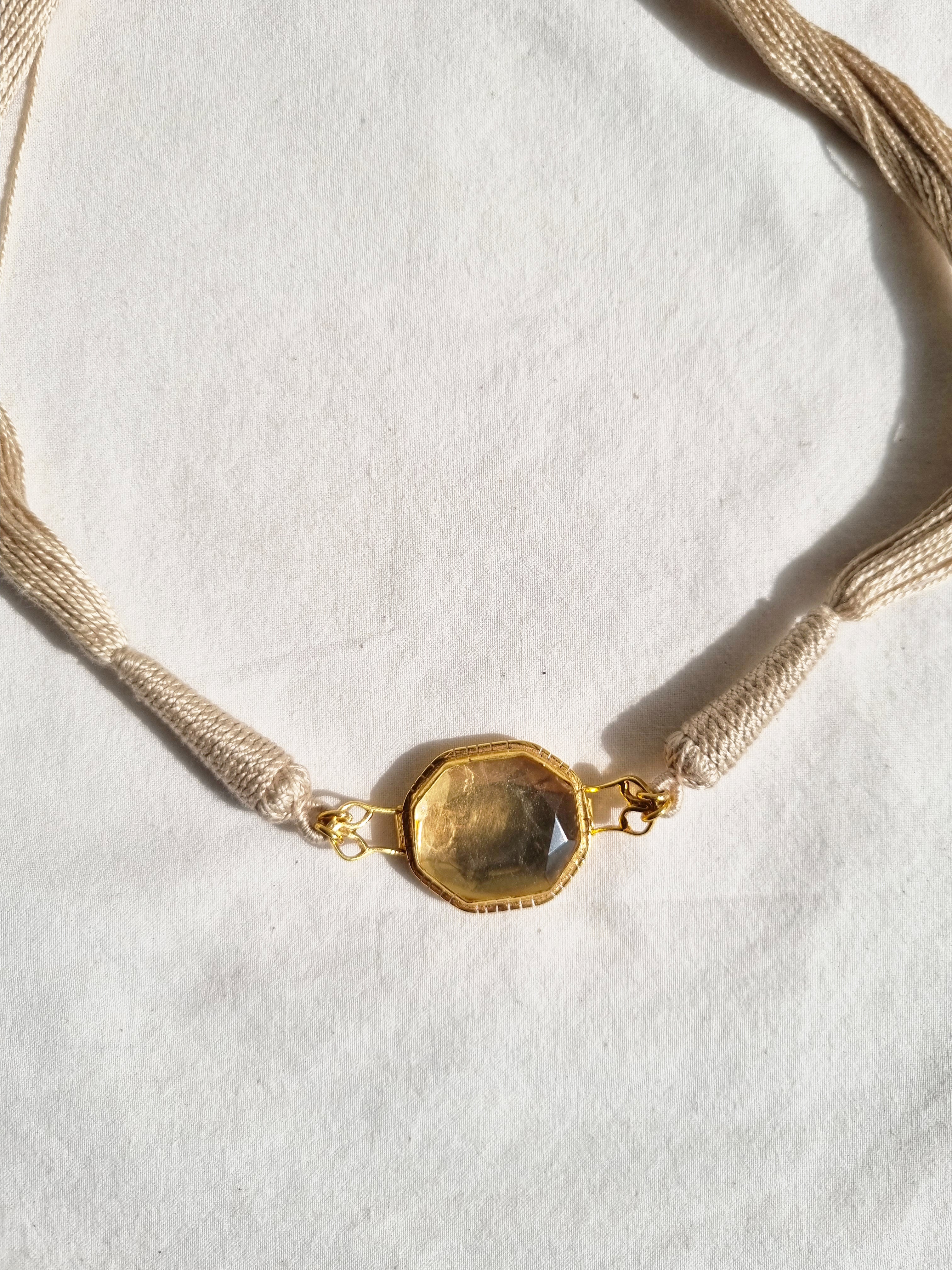 reva - Jasmine's Clear Quartz Choker