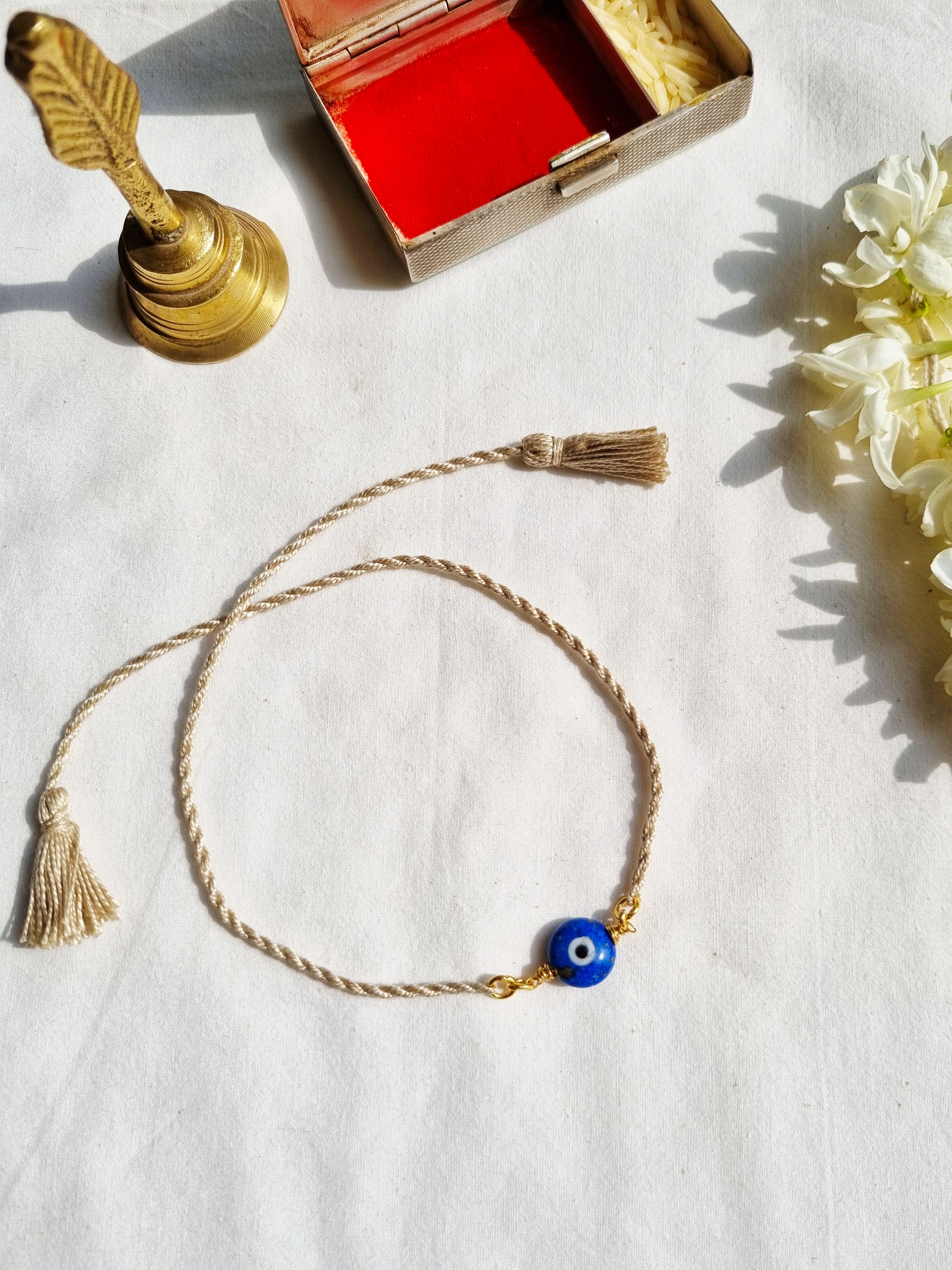 ayena - Lapis Lazuli Evil Eye Rakhi