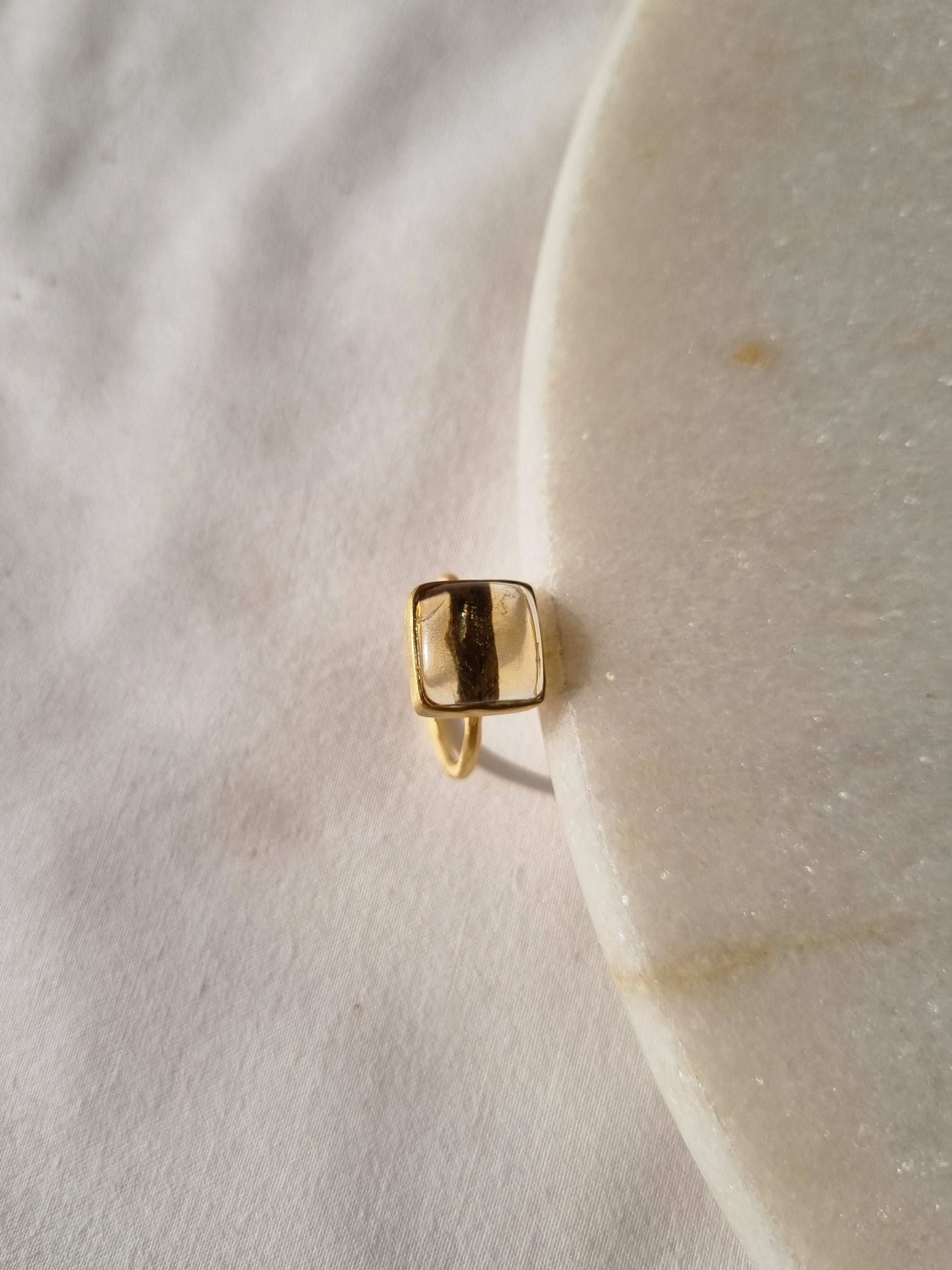 vasa - Citrine Helix Ring