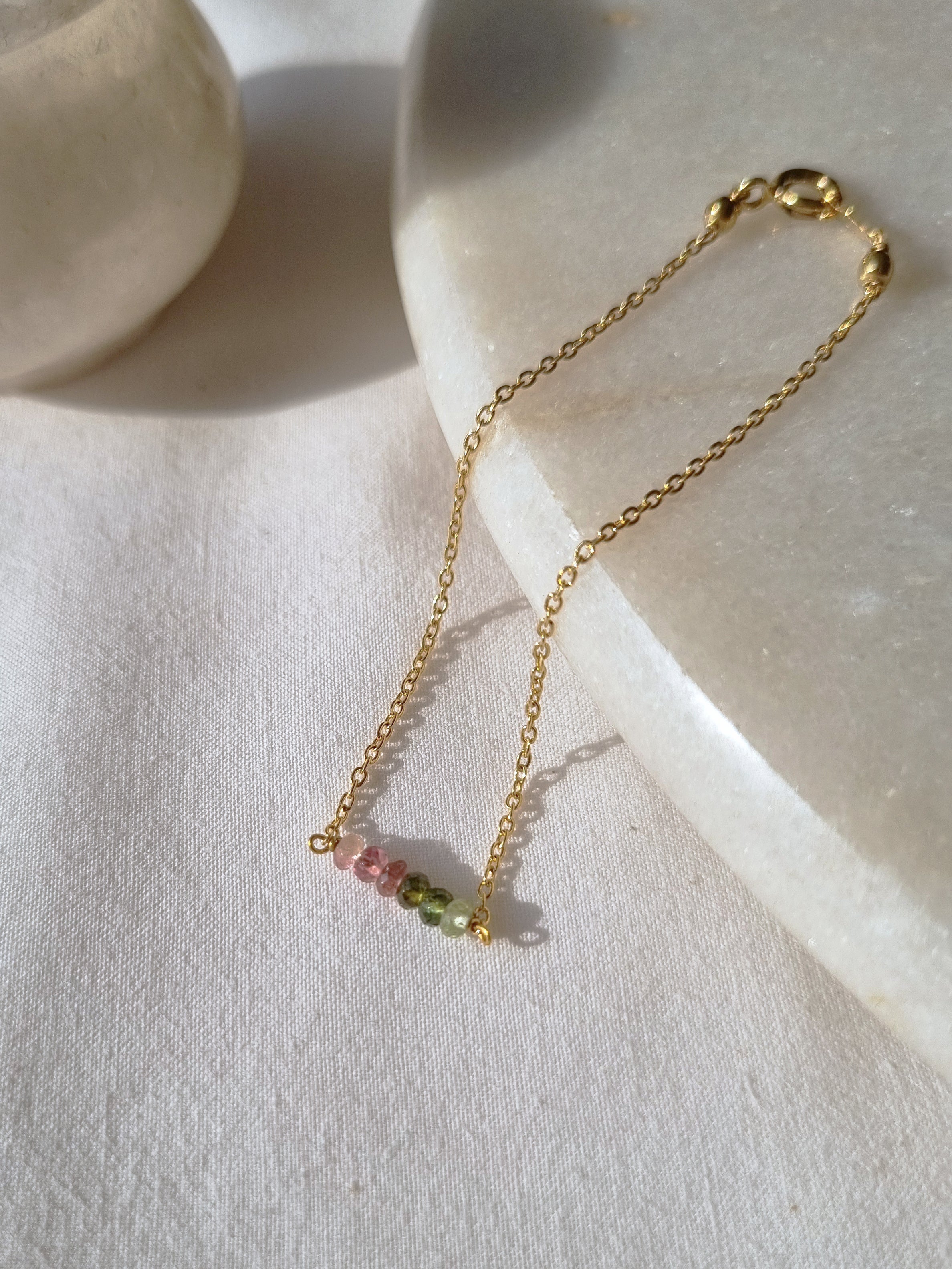 entilae - Tourmaline Baati Bar Bracelet