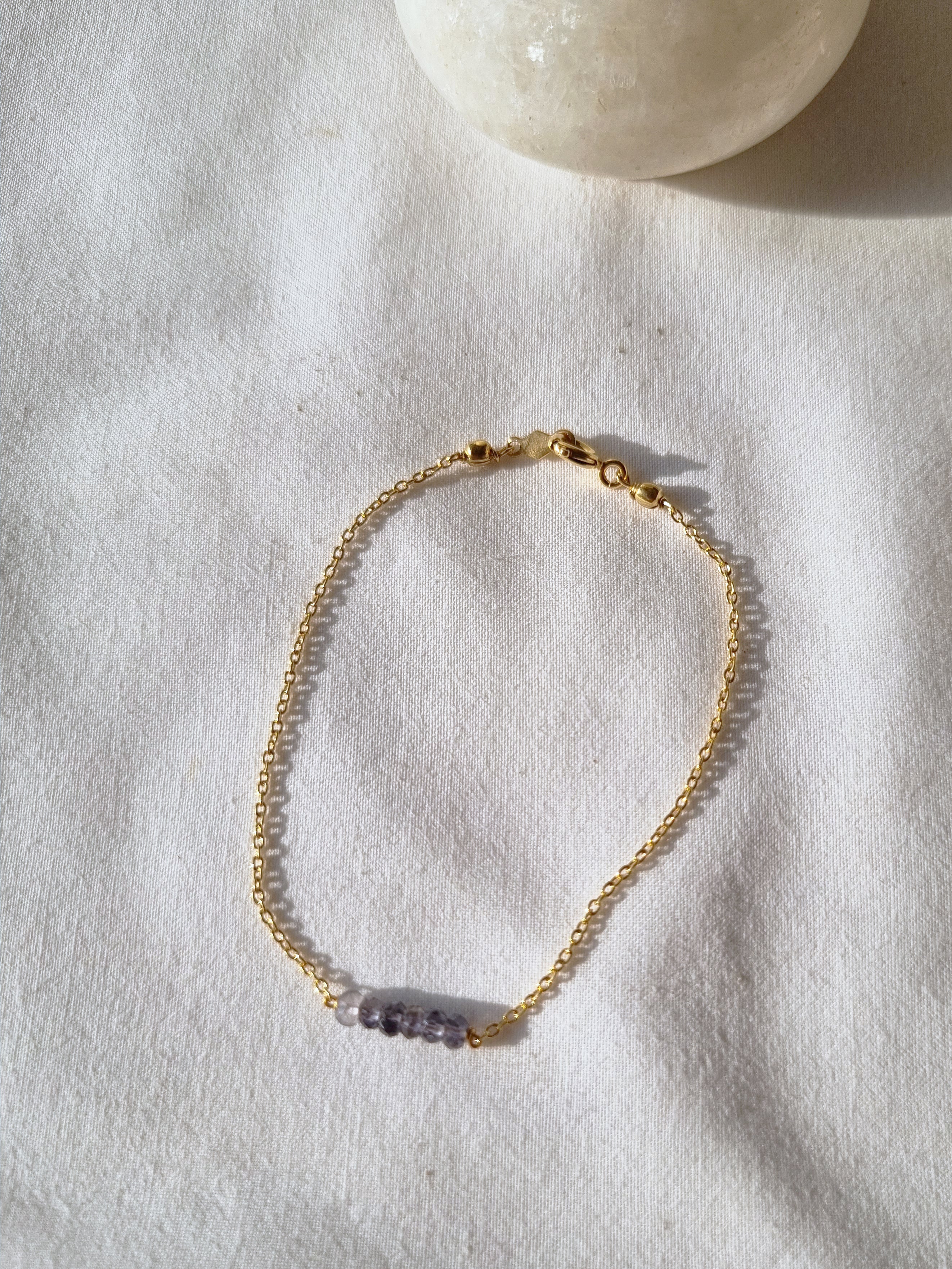 entilae - Iolite Baati Bar Bracelet