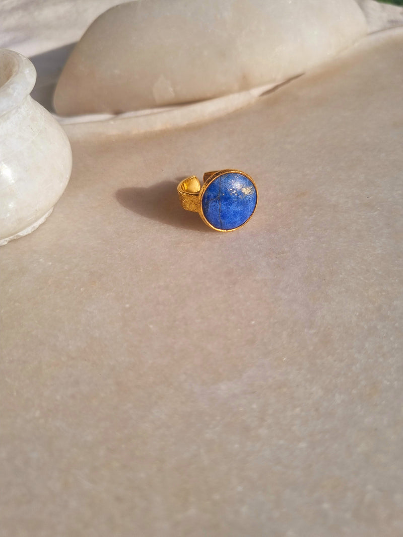 saani - Lapis Lazuli Saturn Ring