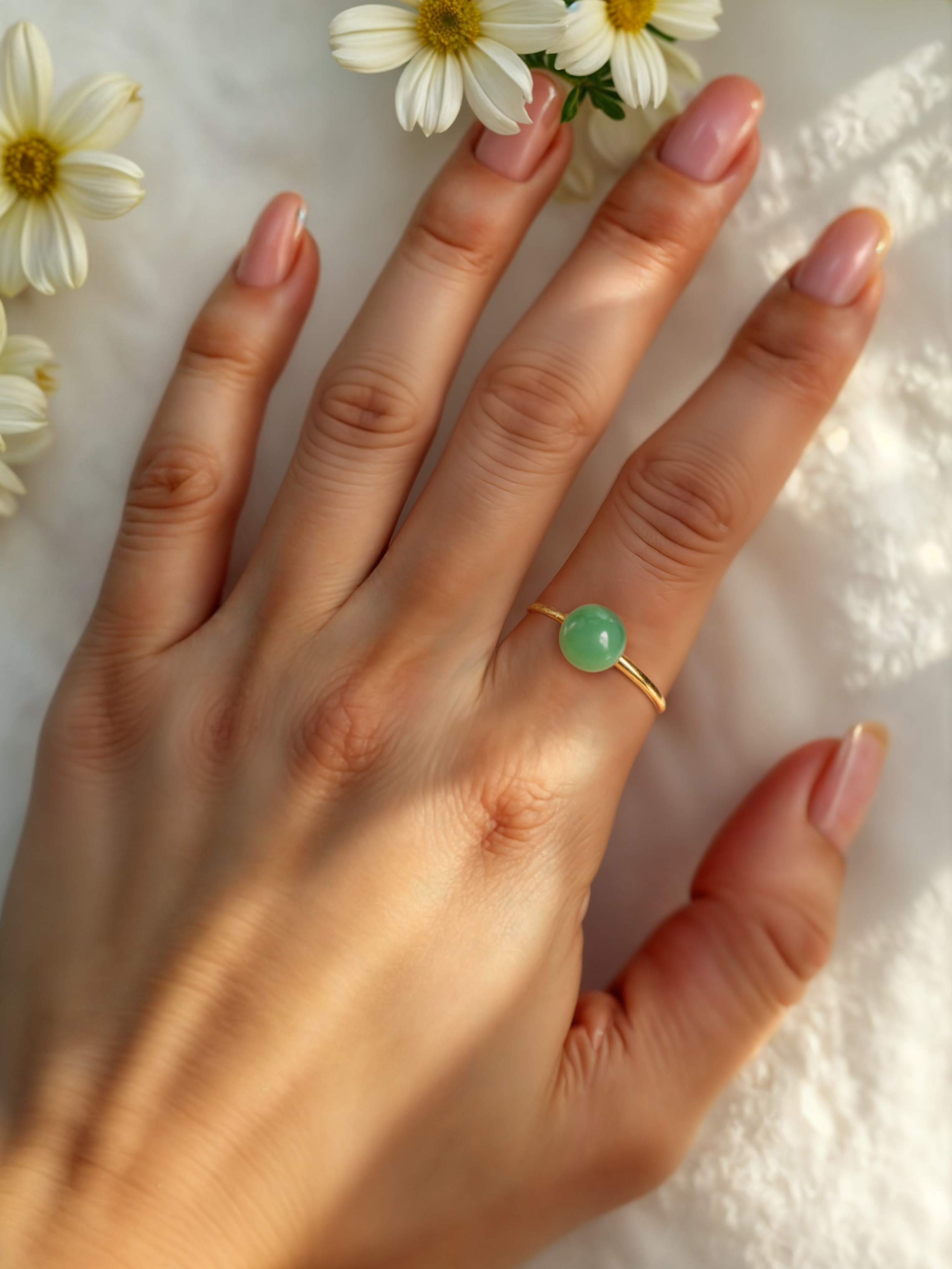 bhumi - Chrysoprase Mood Ring