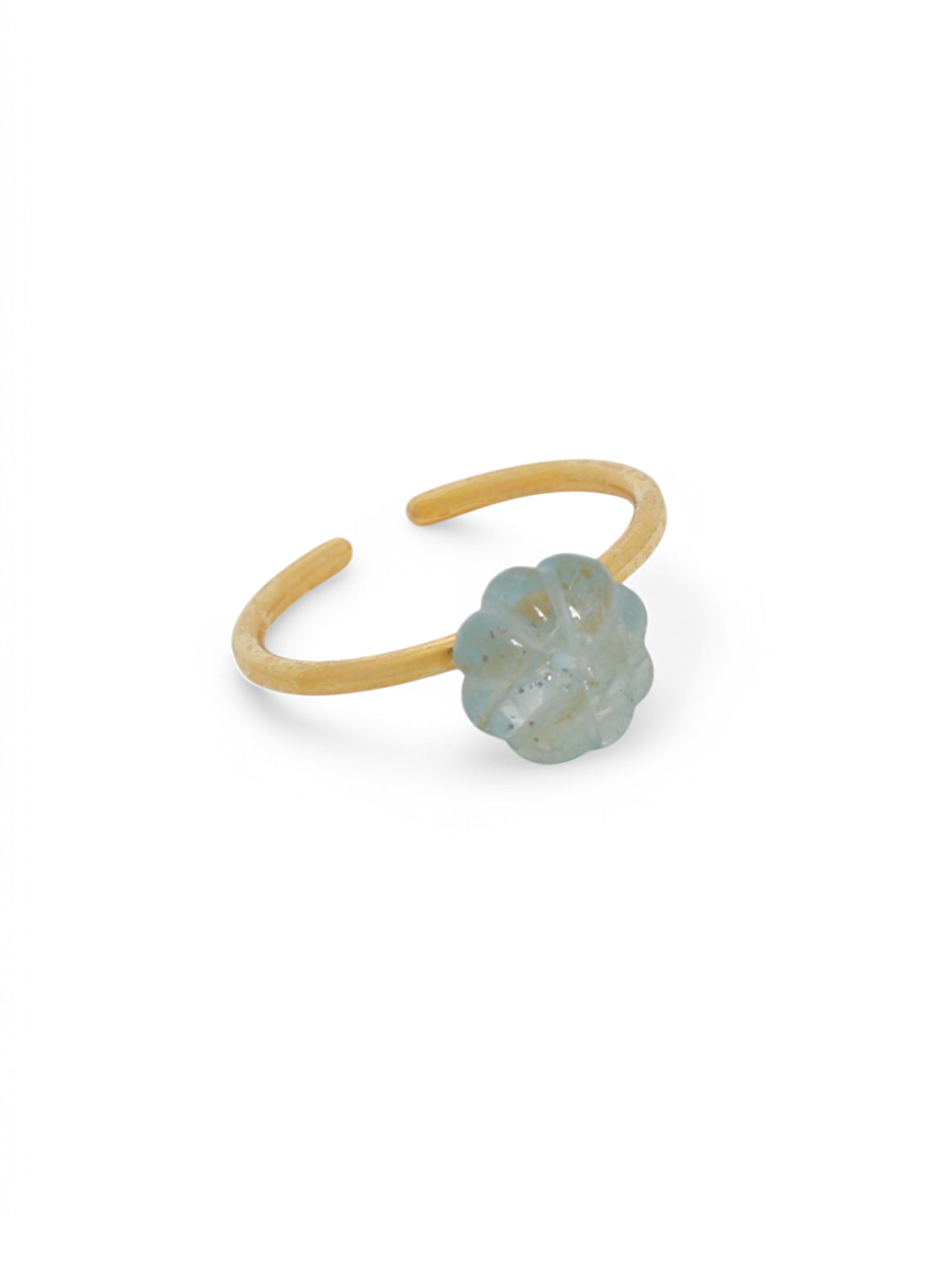 kaling - Aquamarine Melon Ring