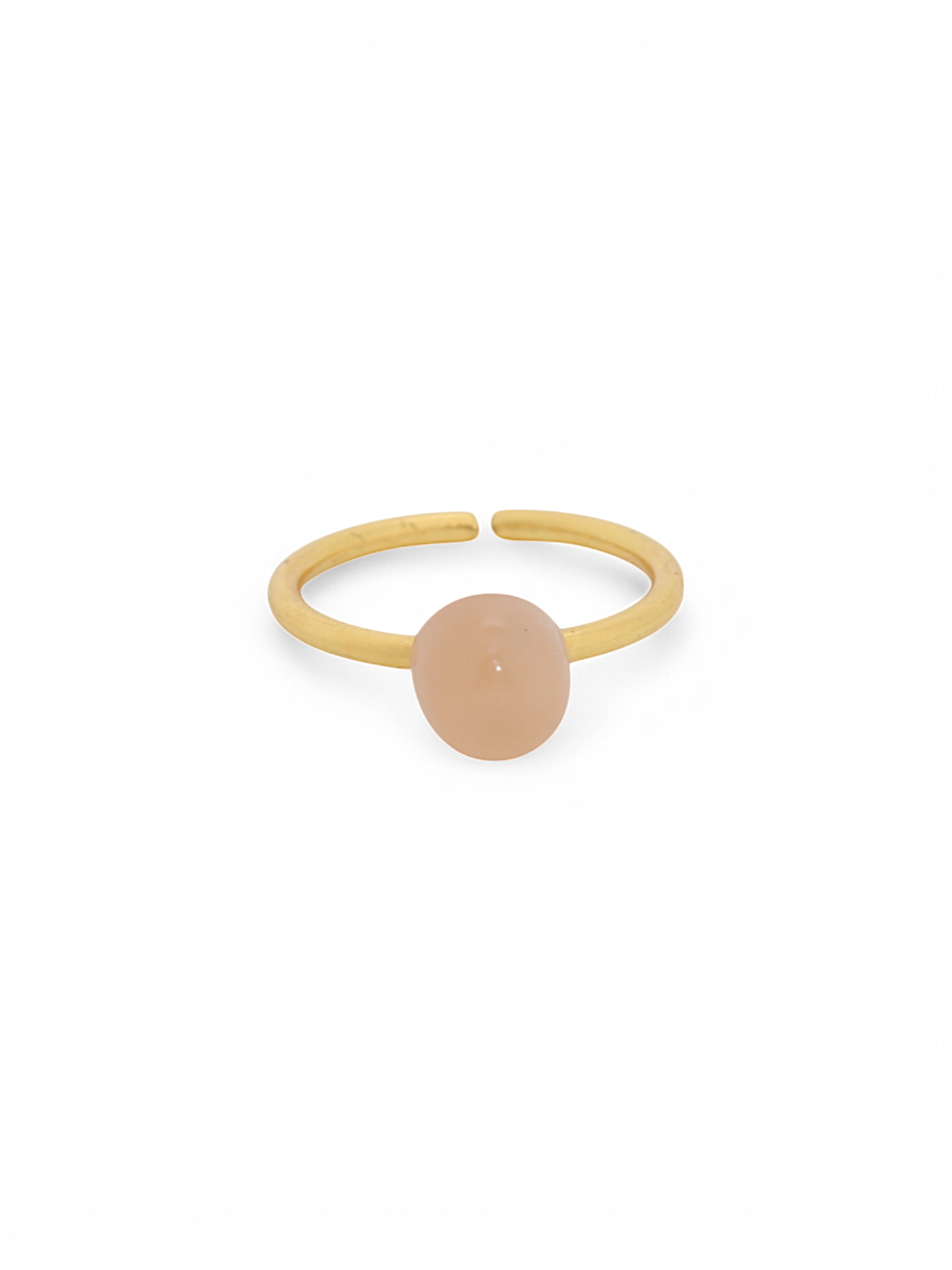 bhumi - Peach Moonstone Mood Ring