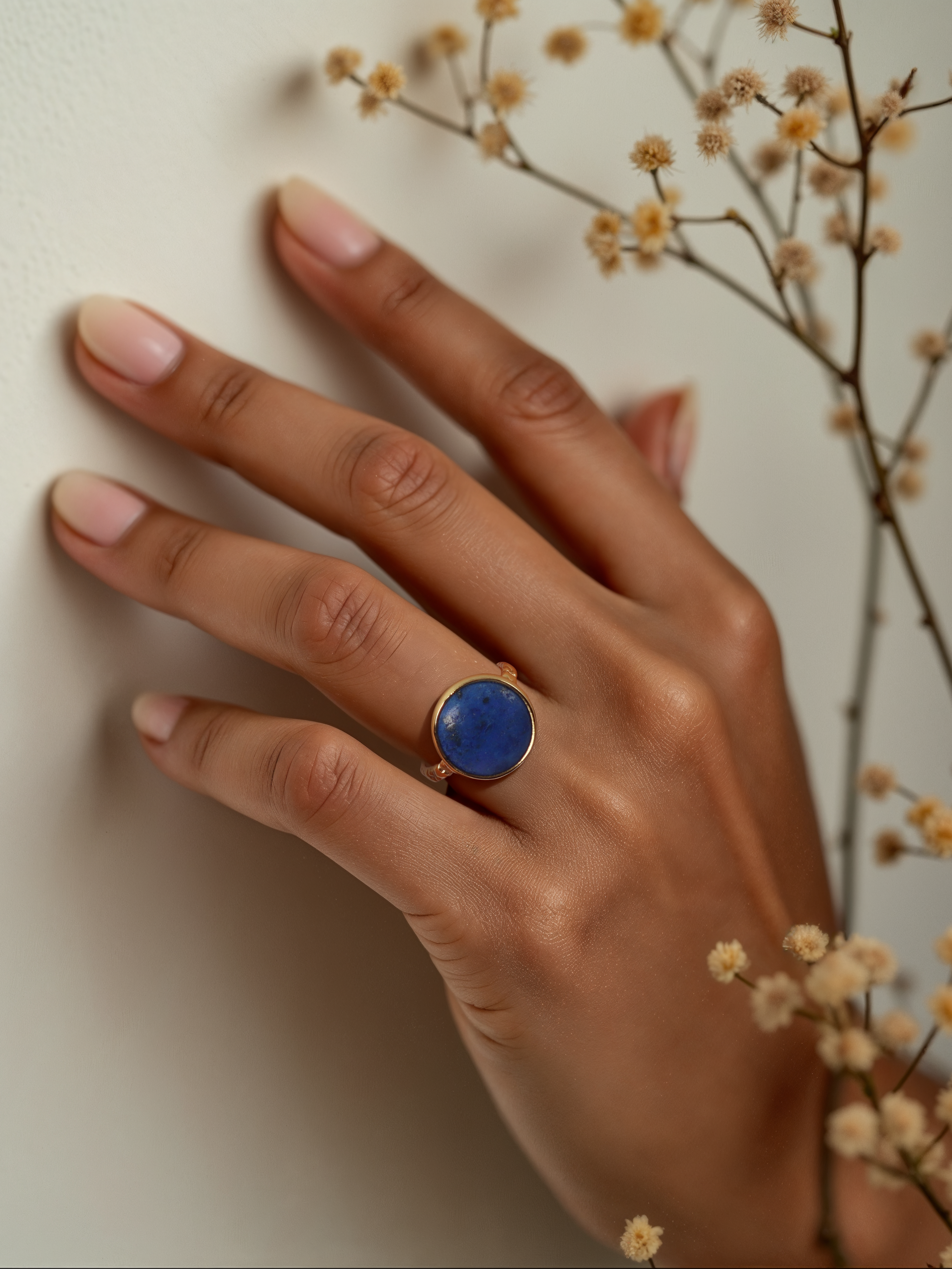 surya - Lapis Lazuli Sun Ring