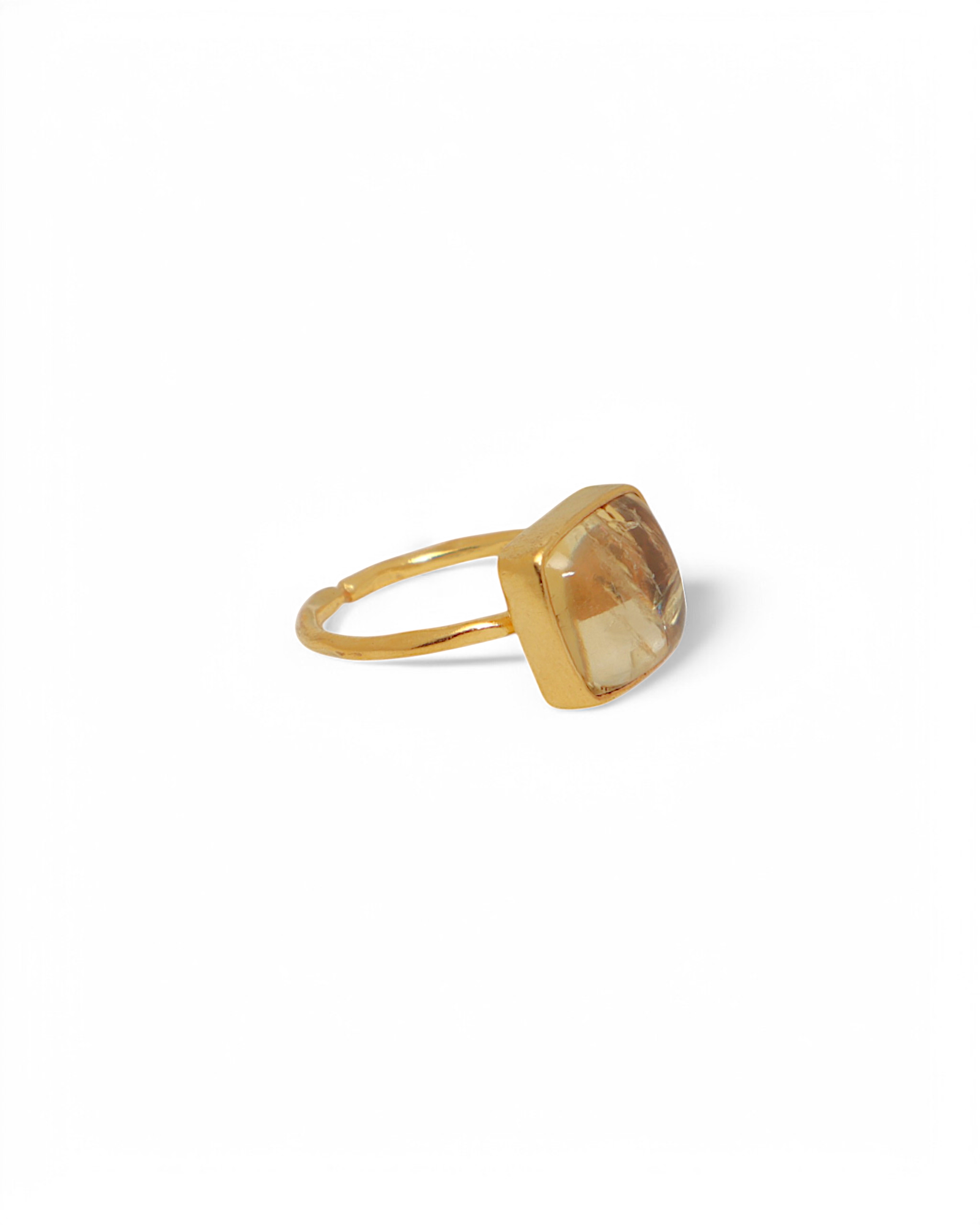 helix ring - Citrine