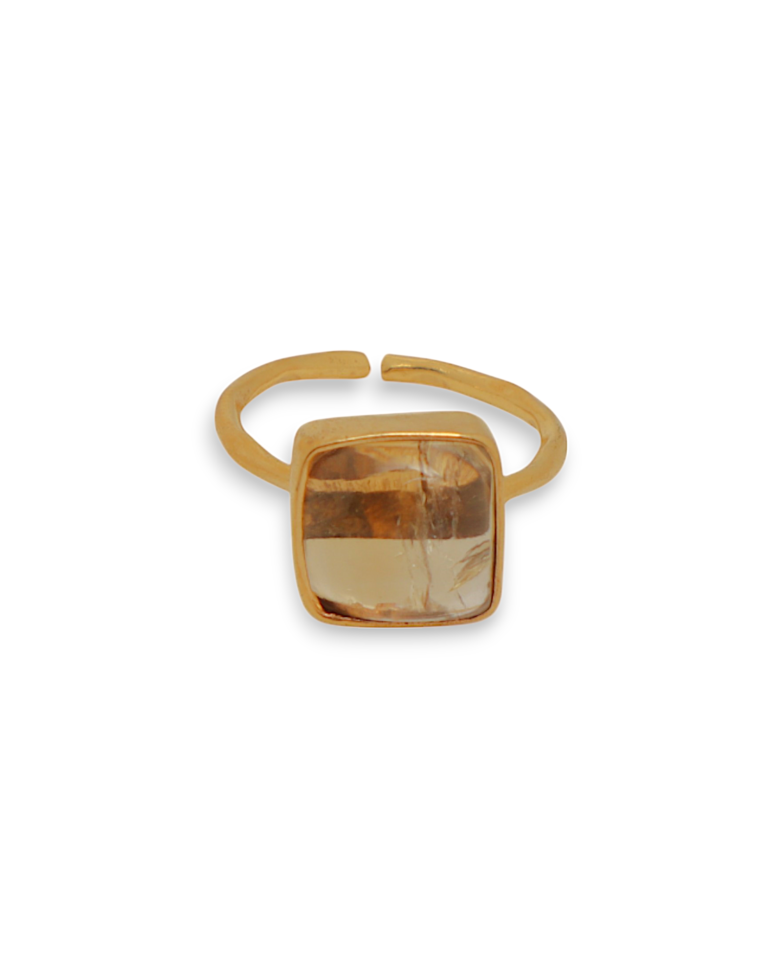 helix ring - Citrine