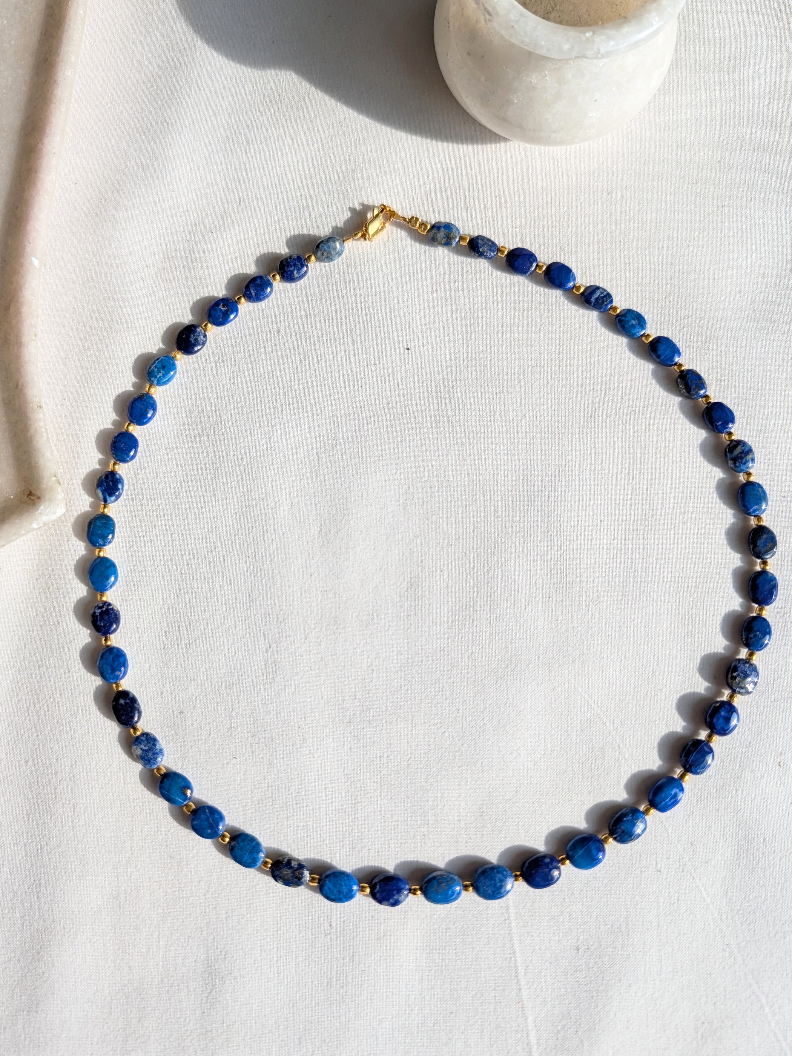 kirat - Lapis Lazuli Oval Choker