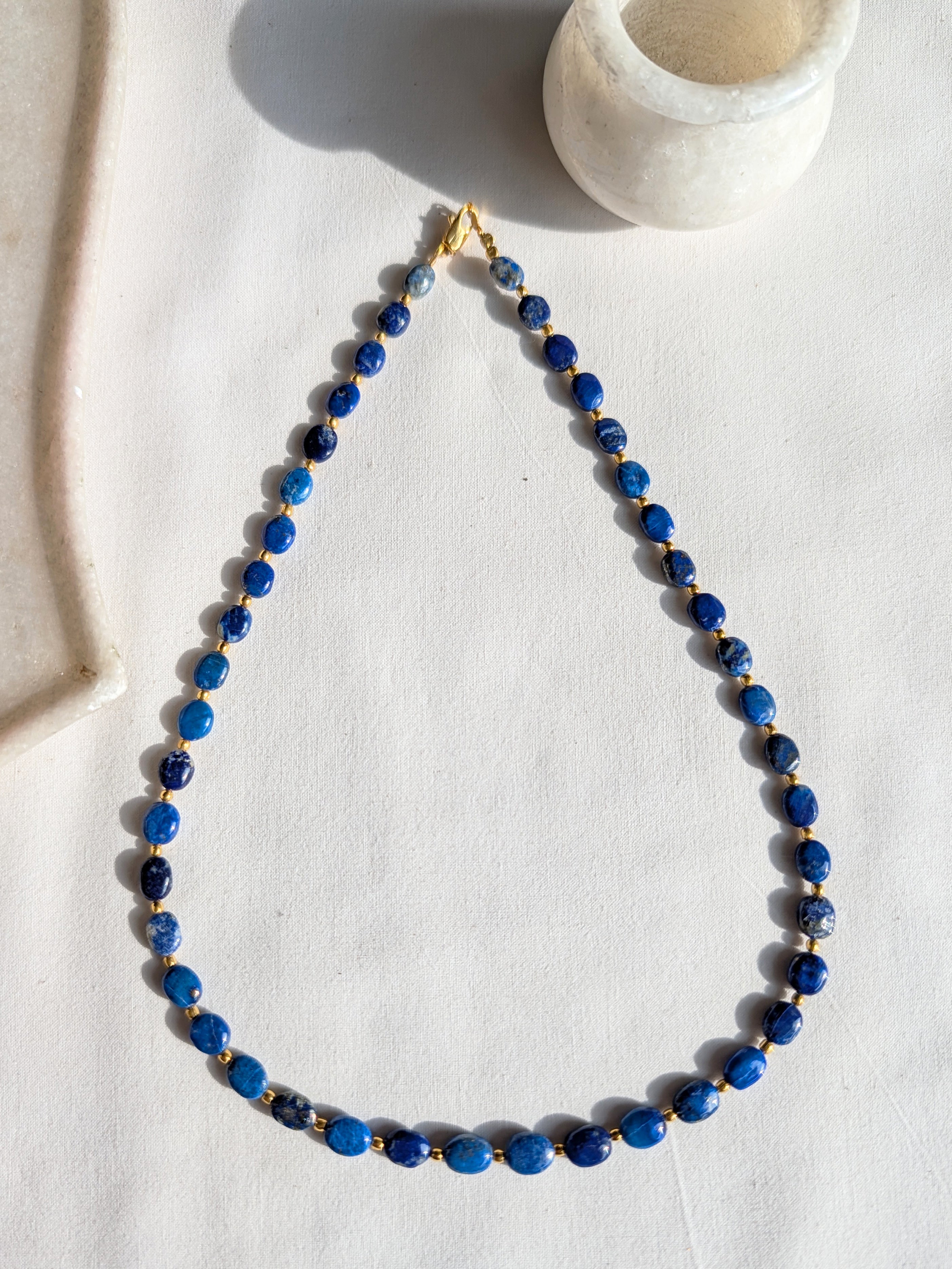 kirat - Lapis Lazuli Oval Choker