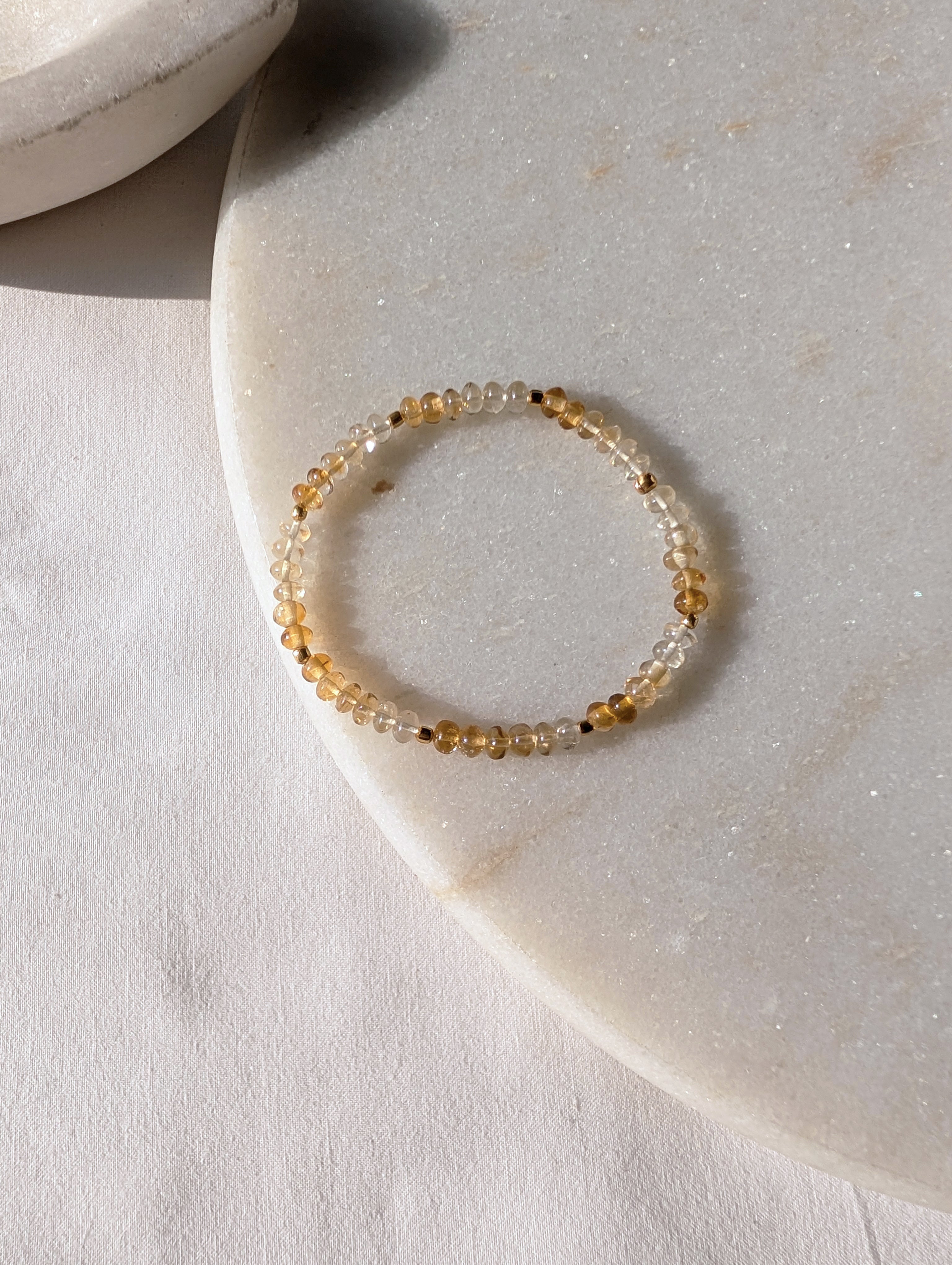ojas - Citrine Baati Stretch Bracelet