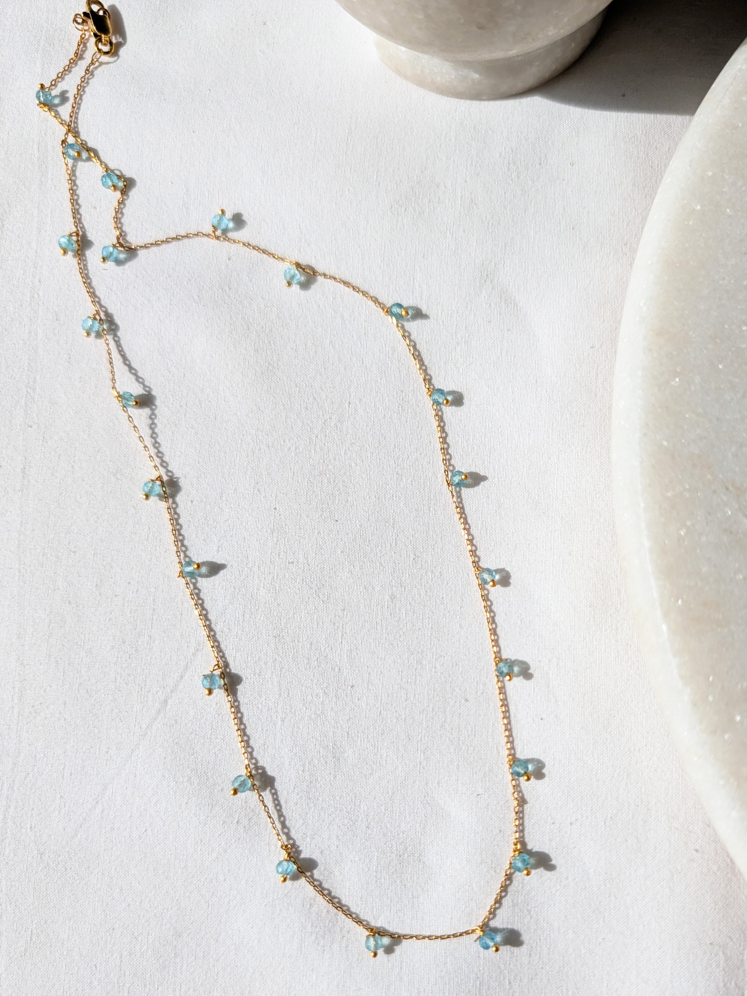 apit - Apatite Baati Drop choker