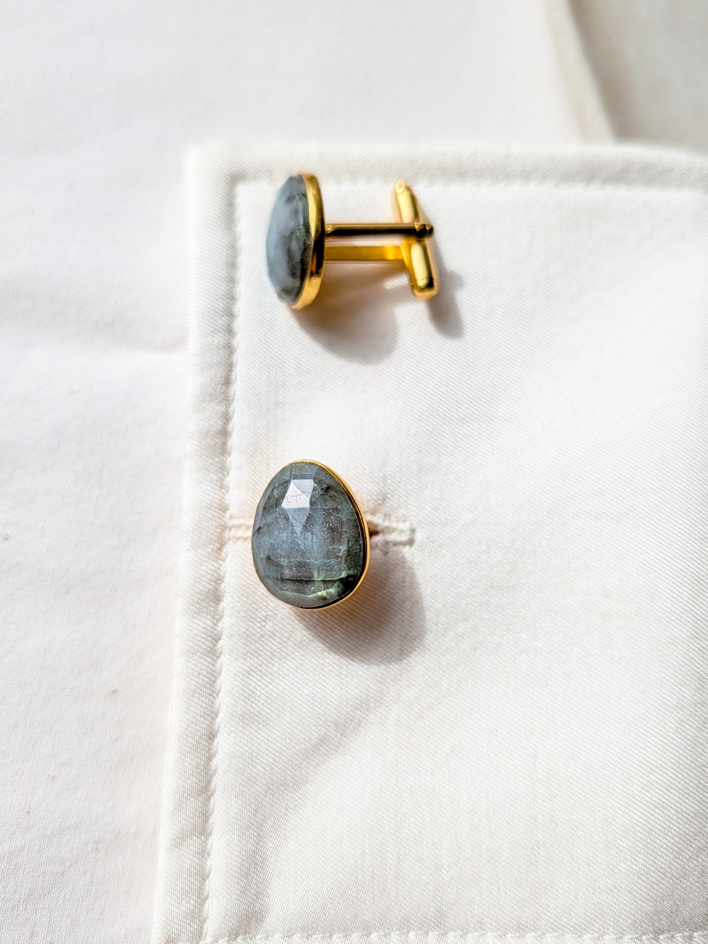marsa - Labradorite Soul Cufflinks