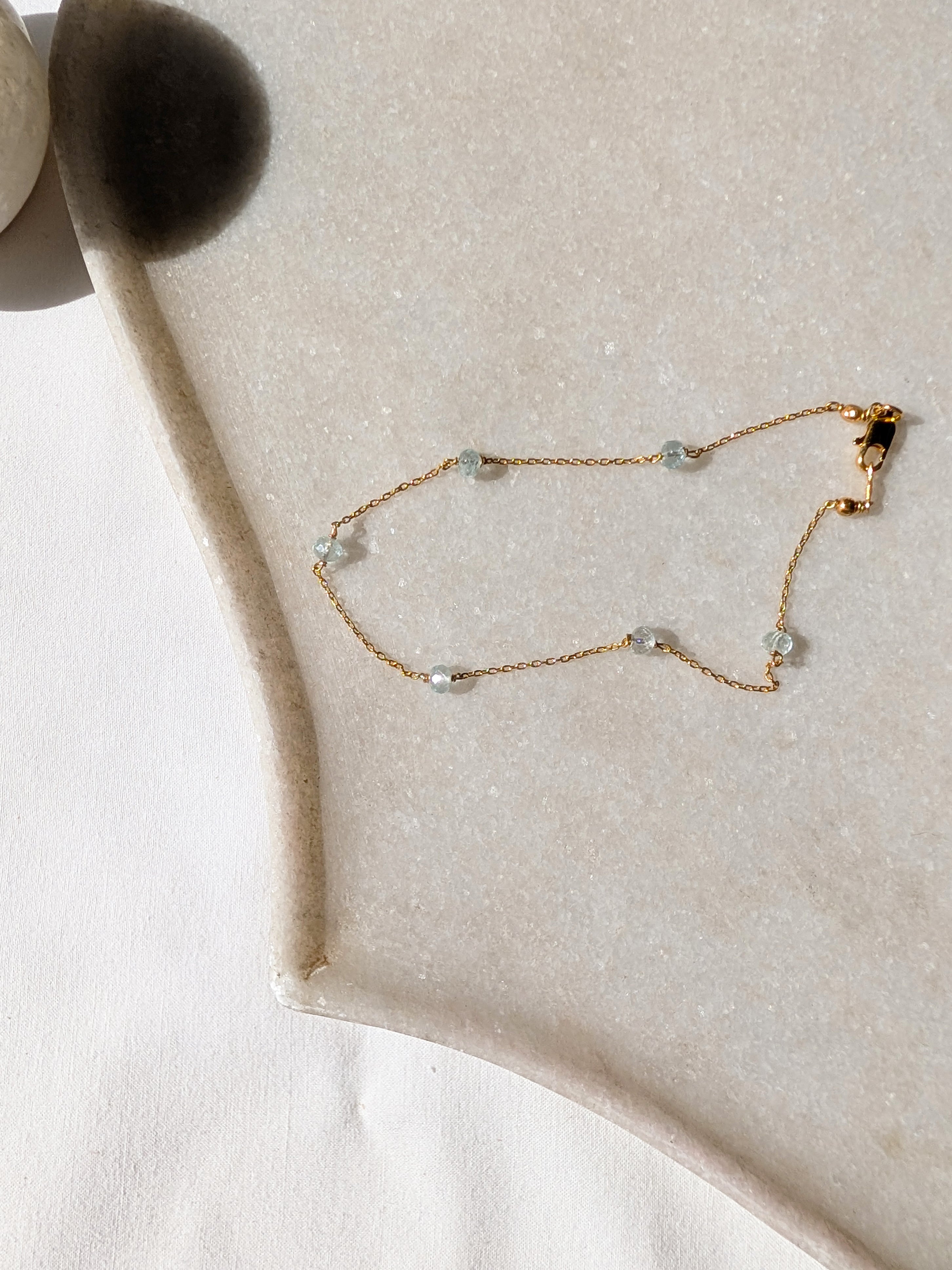 bhava - Aquamarine Baati Anklet