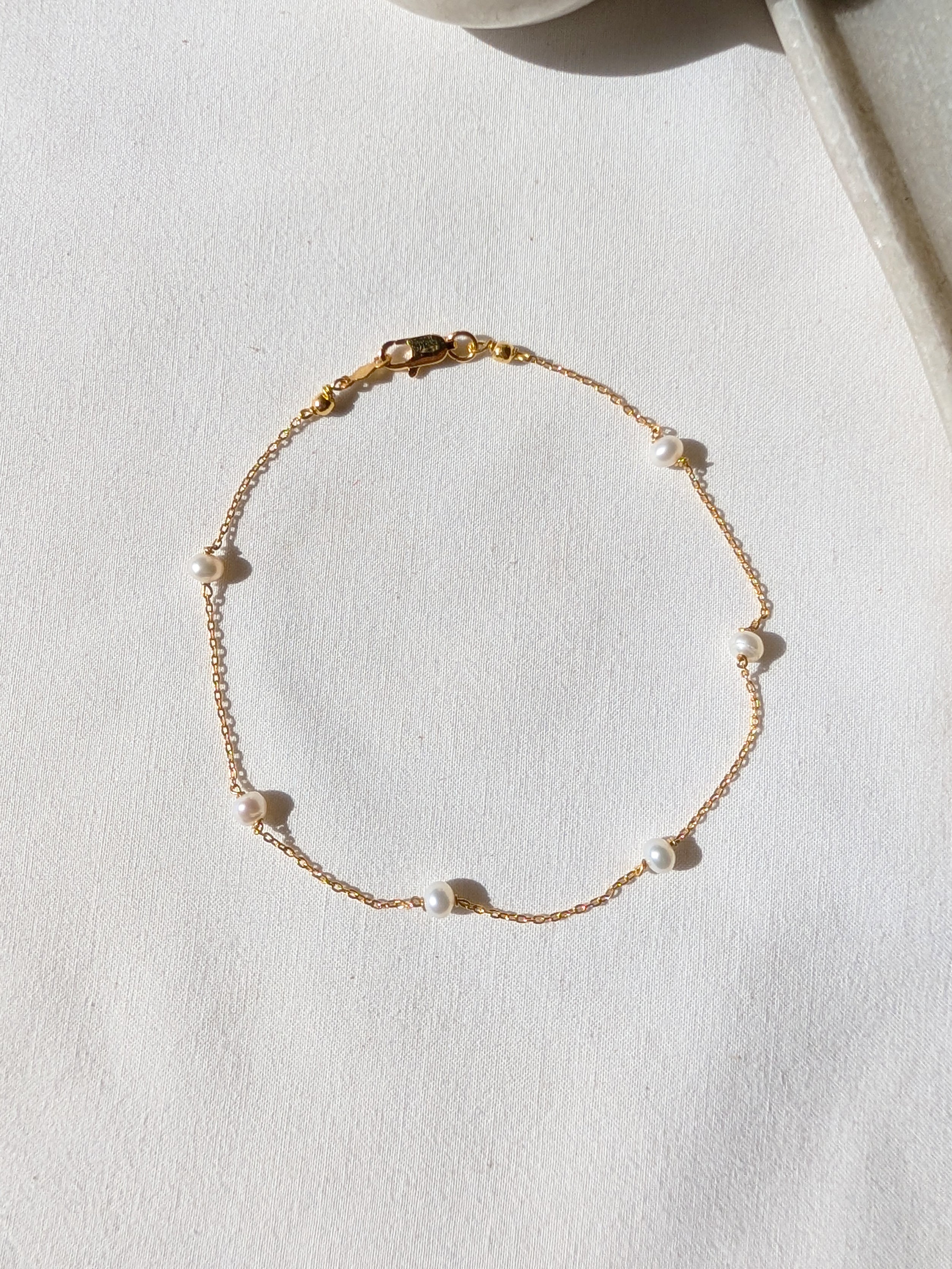 bhava - Pearl Baati Anklet