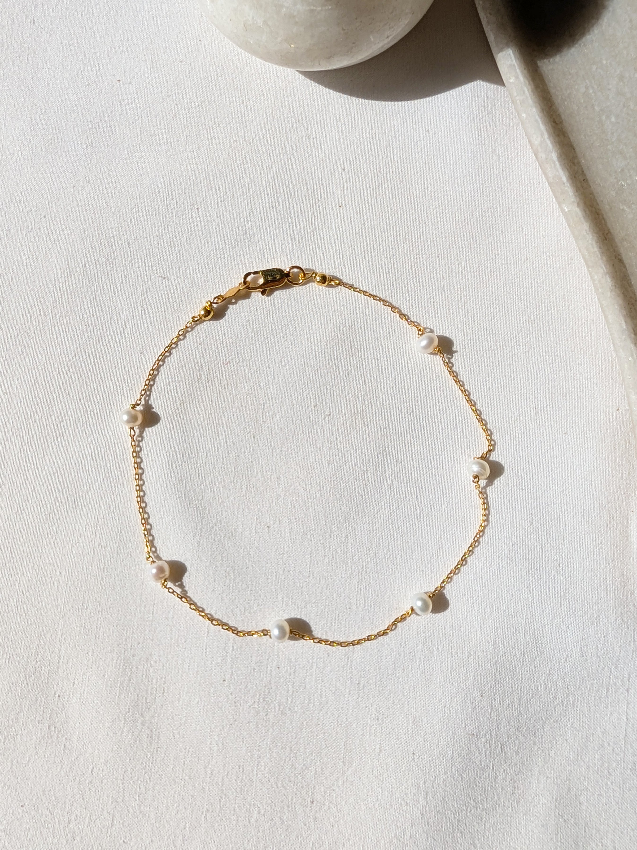bhava - Pearl Baati Anklet
