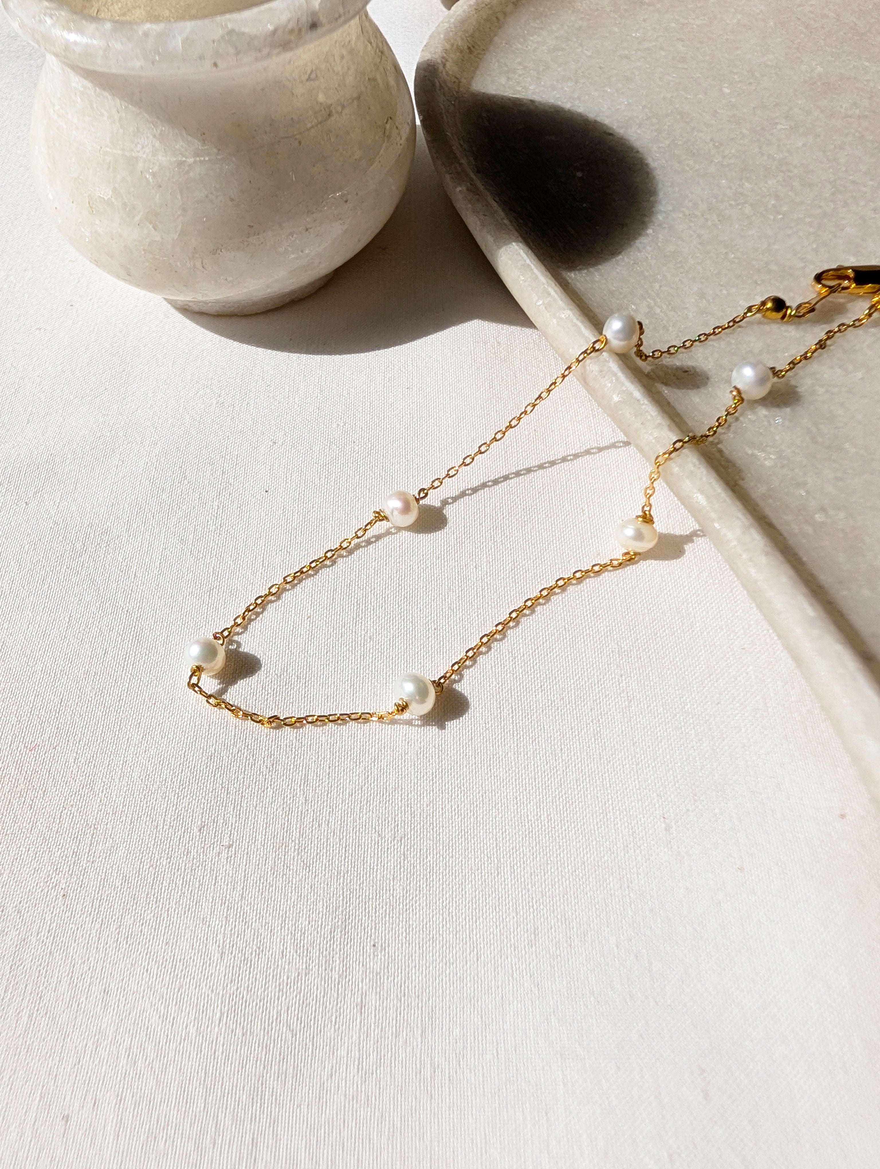 bhava - Pearl Baati Anklet