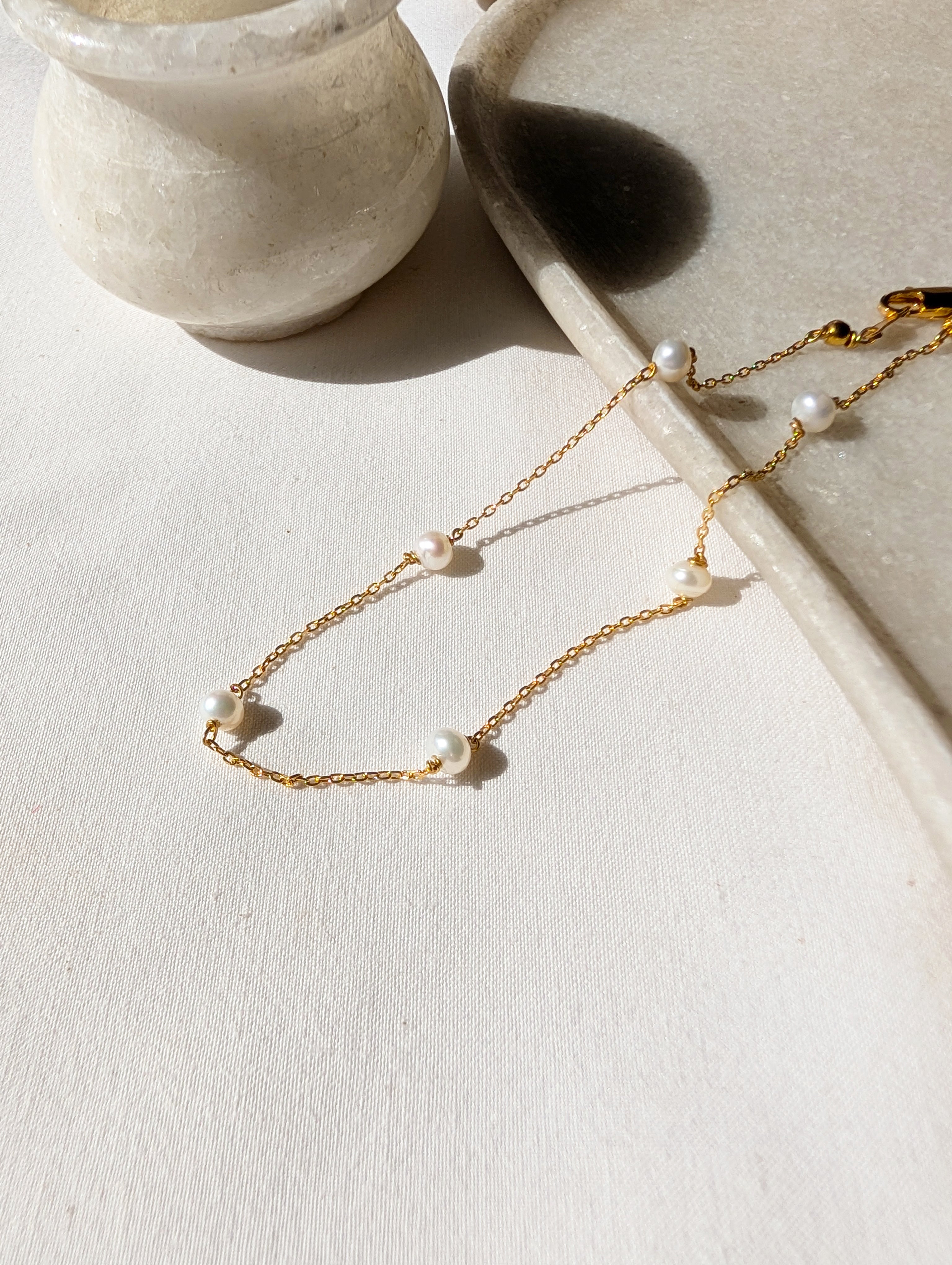 bhava - Pearl Baati Anklet