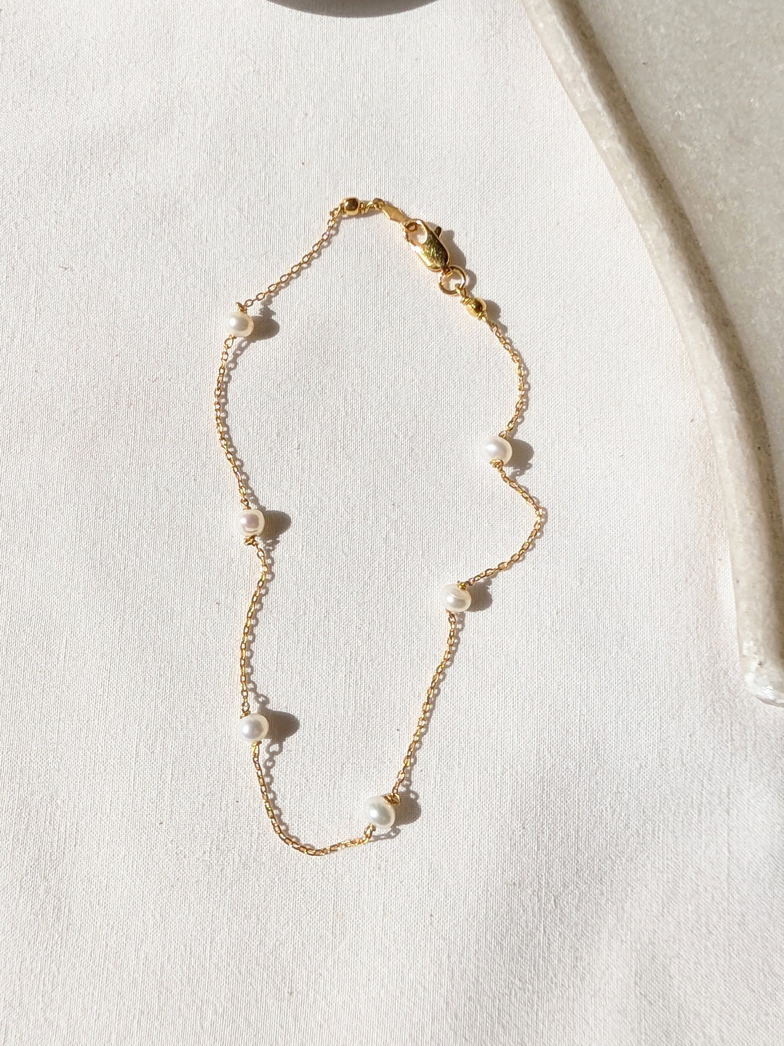 bhava - Pearl Baati Anklet