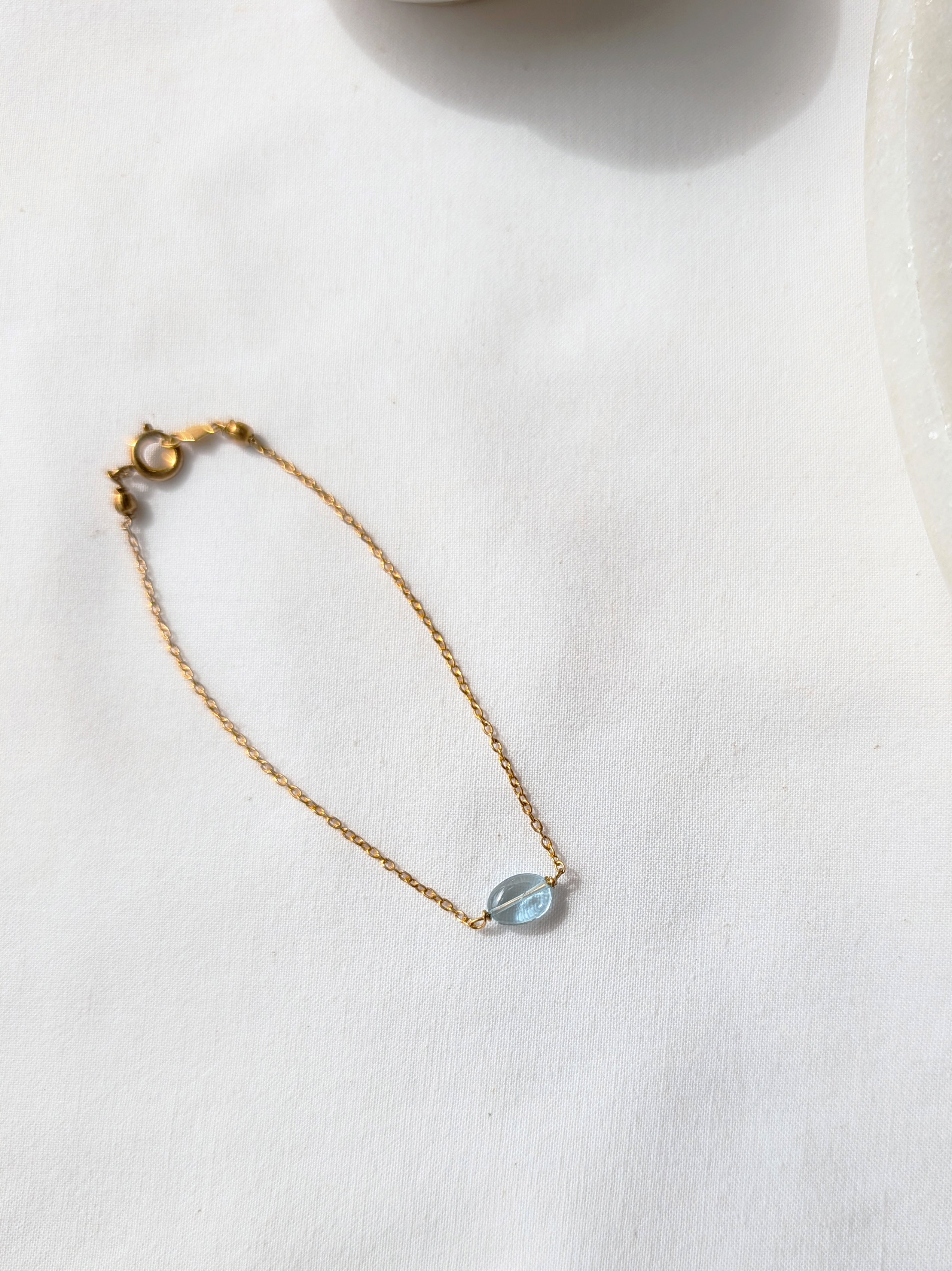 kesya - Blue Topaz Oval Bracelet