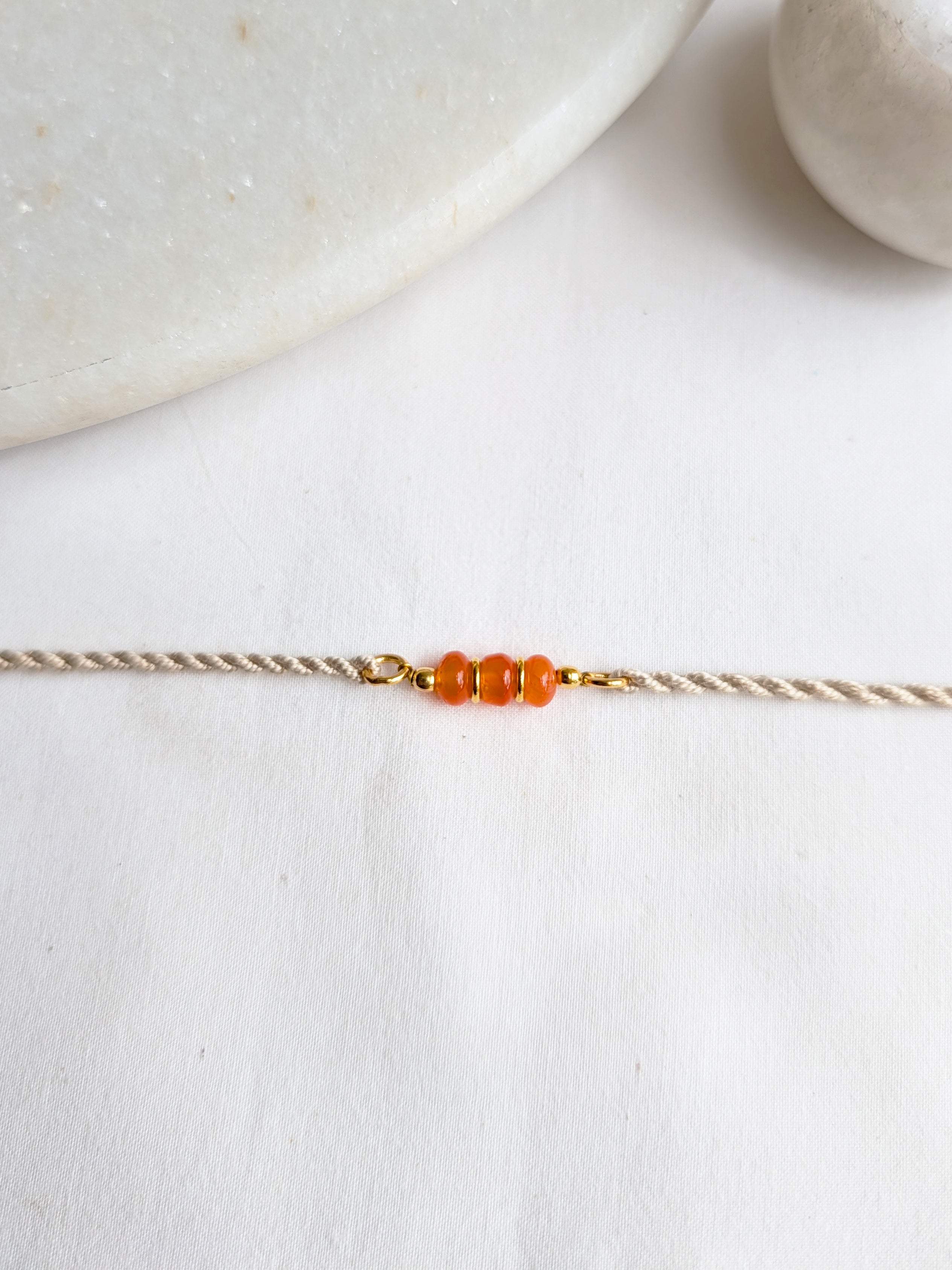 lasso - Carnelian Baati Rakhi