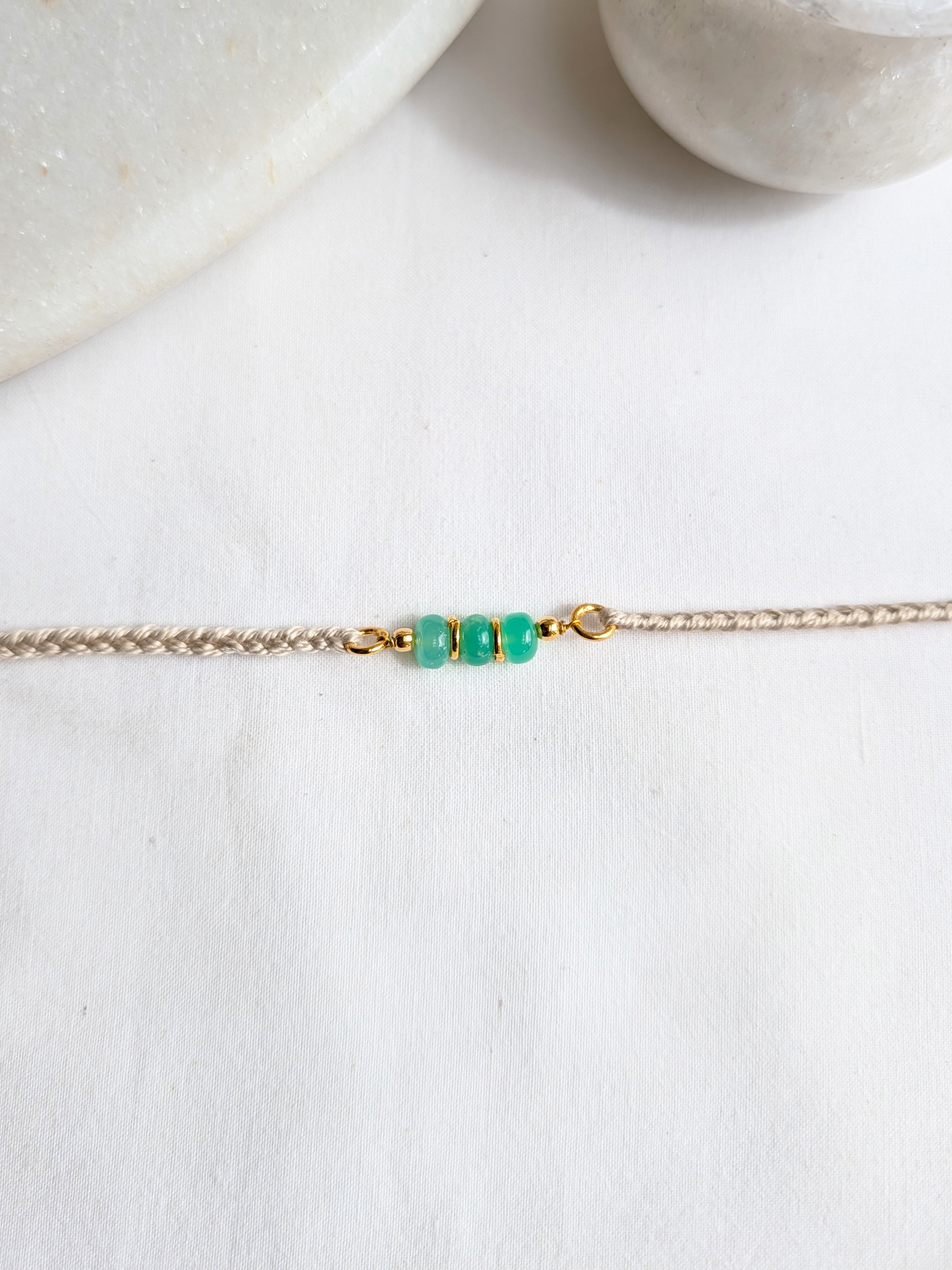 lasso - Chrysoprase Baati Rakhi