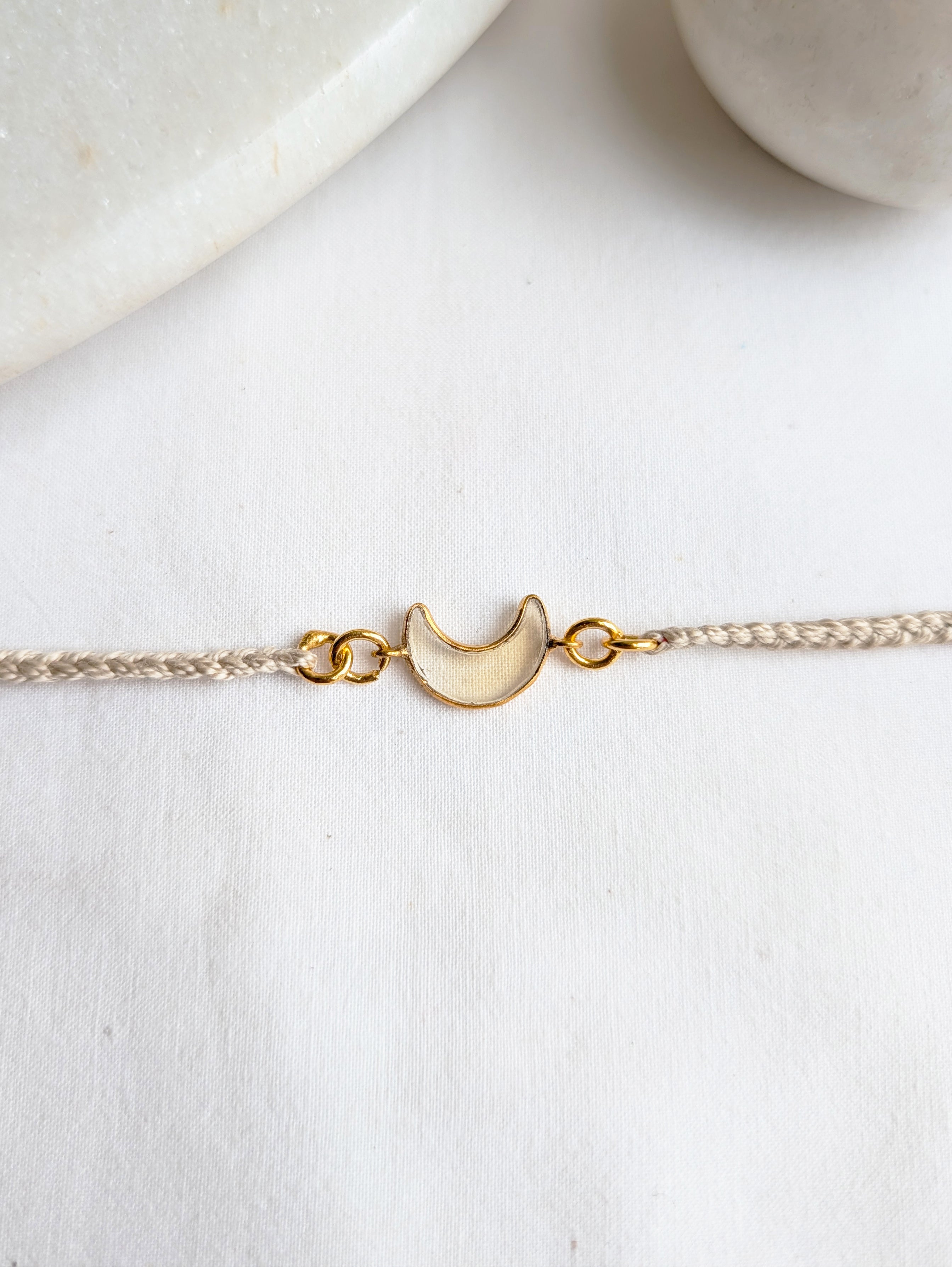asraya - Citrine Luna Charm Rakhi