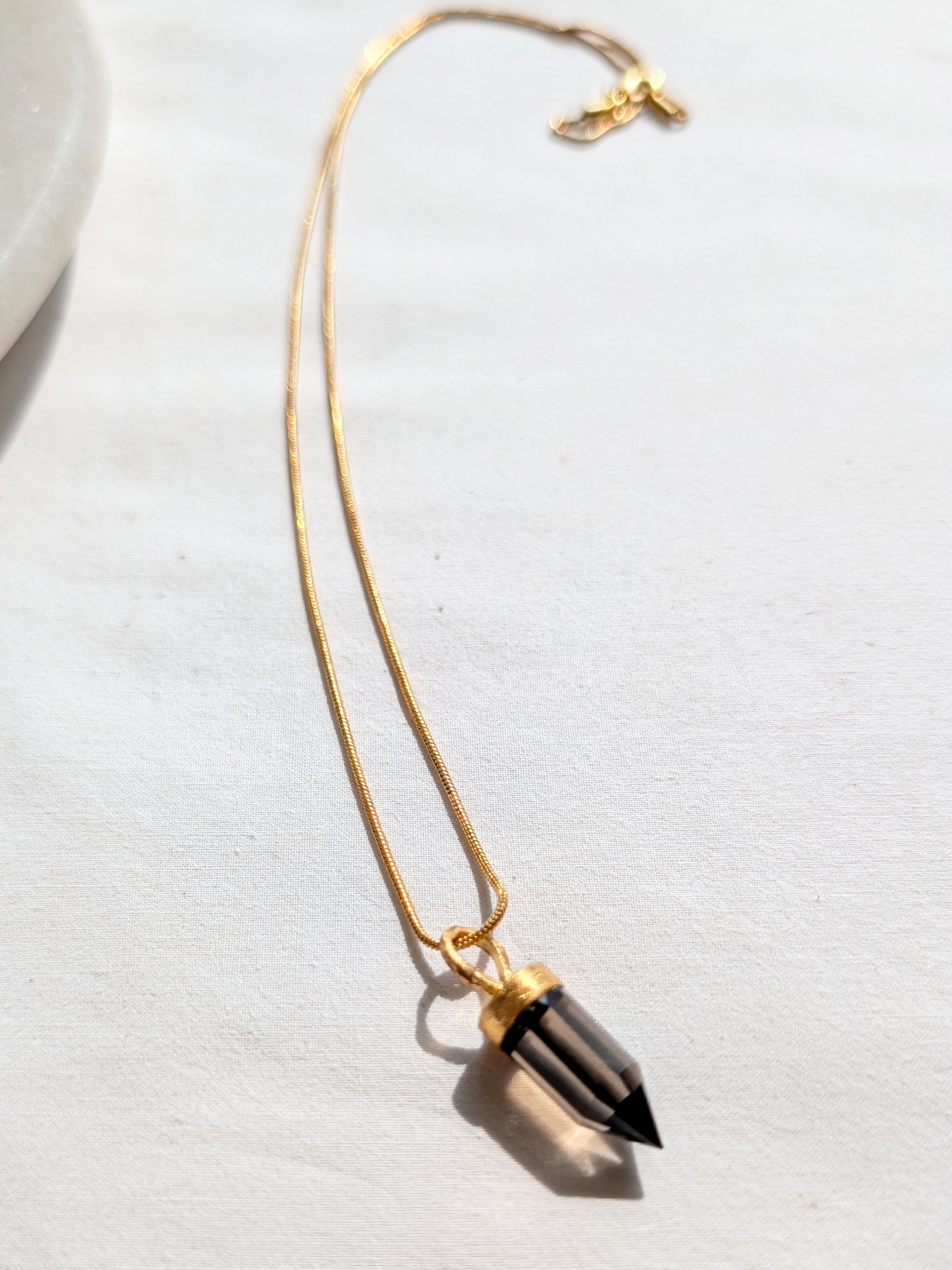 arrow - Smoky Quartz Men's Pendant