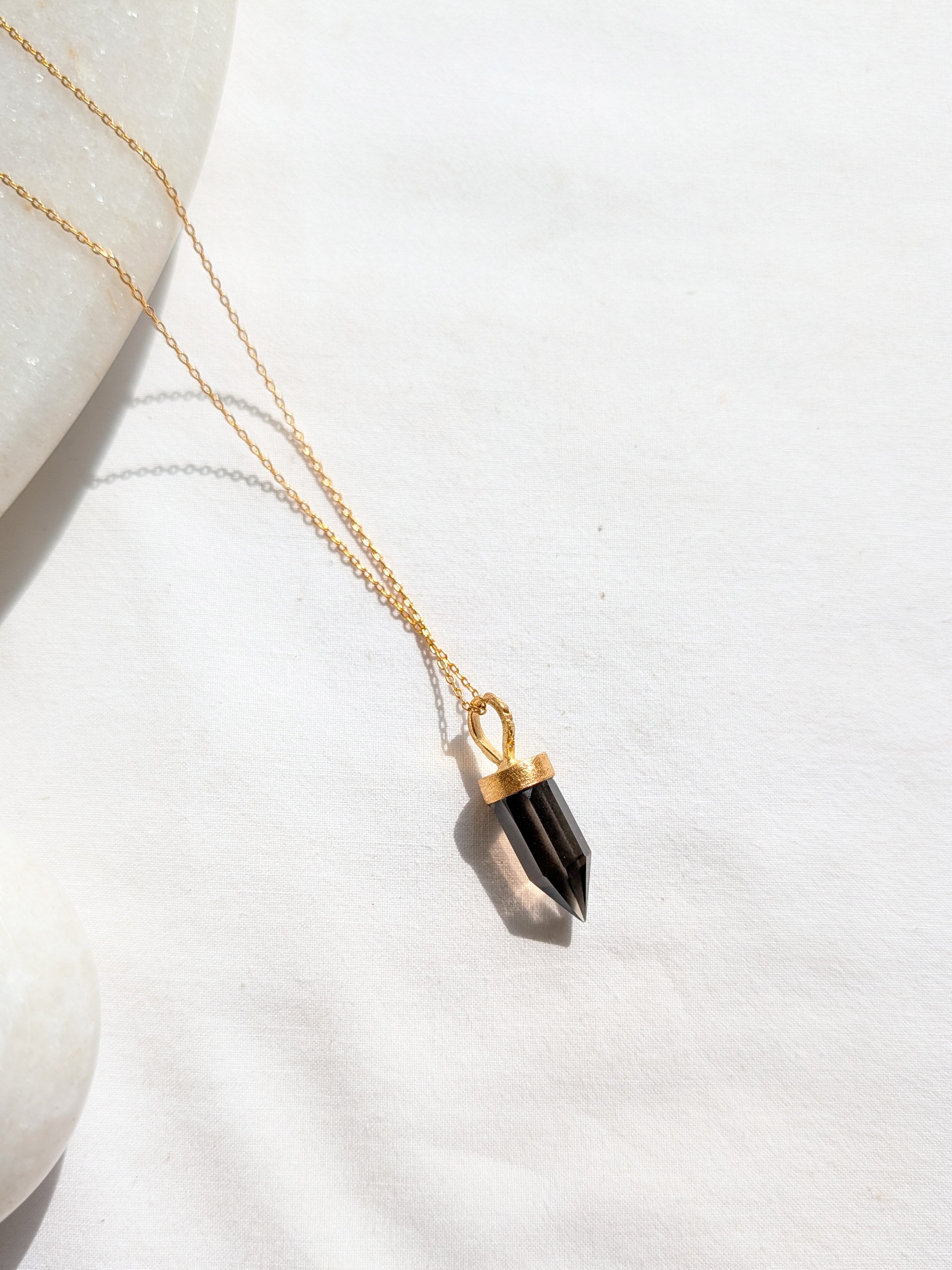 arrow - Smoky Quartz Pendant