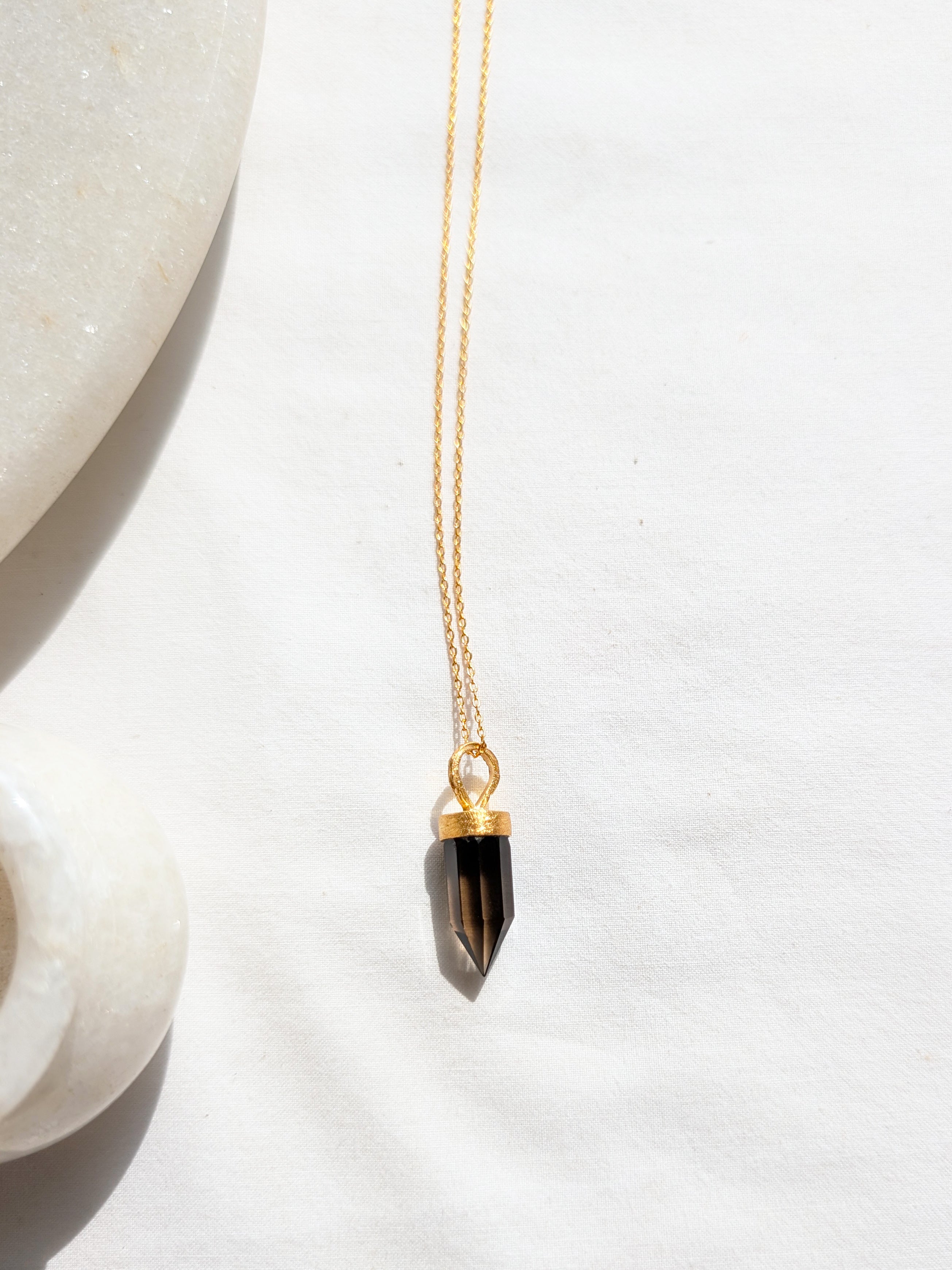 arrow - Smoky Quartz Pendant