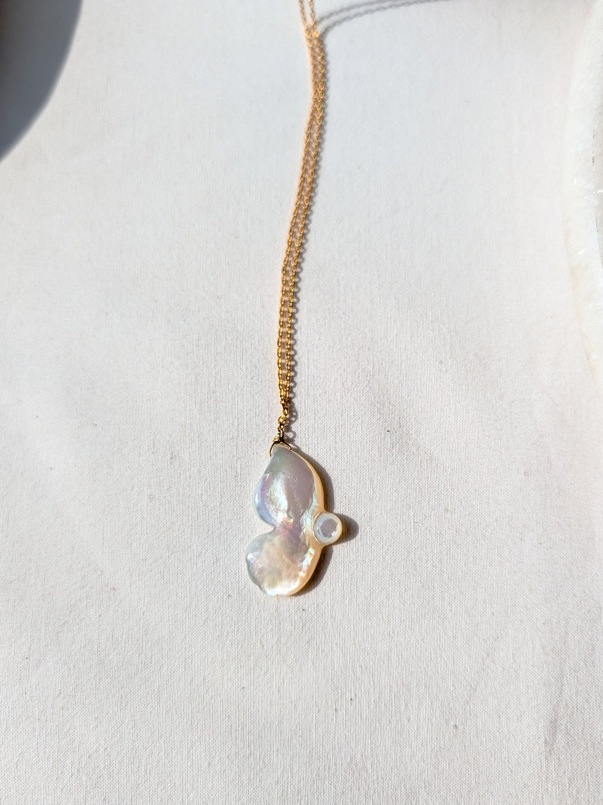 aroha- Mother of Pearl Butterfly Pendant